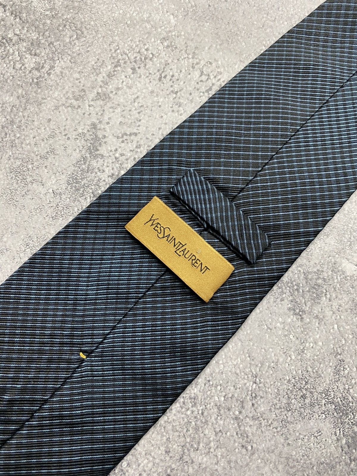 Yves Saint Laurent Vintage Yves Saint Laurent YSL Tie Striped Made in Italy Size ONE SIZE - 9 Thumbnail