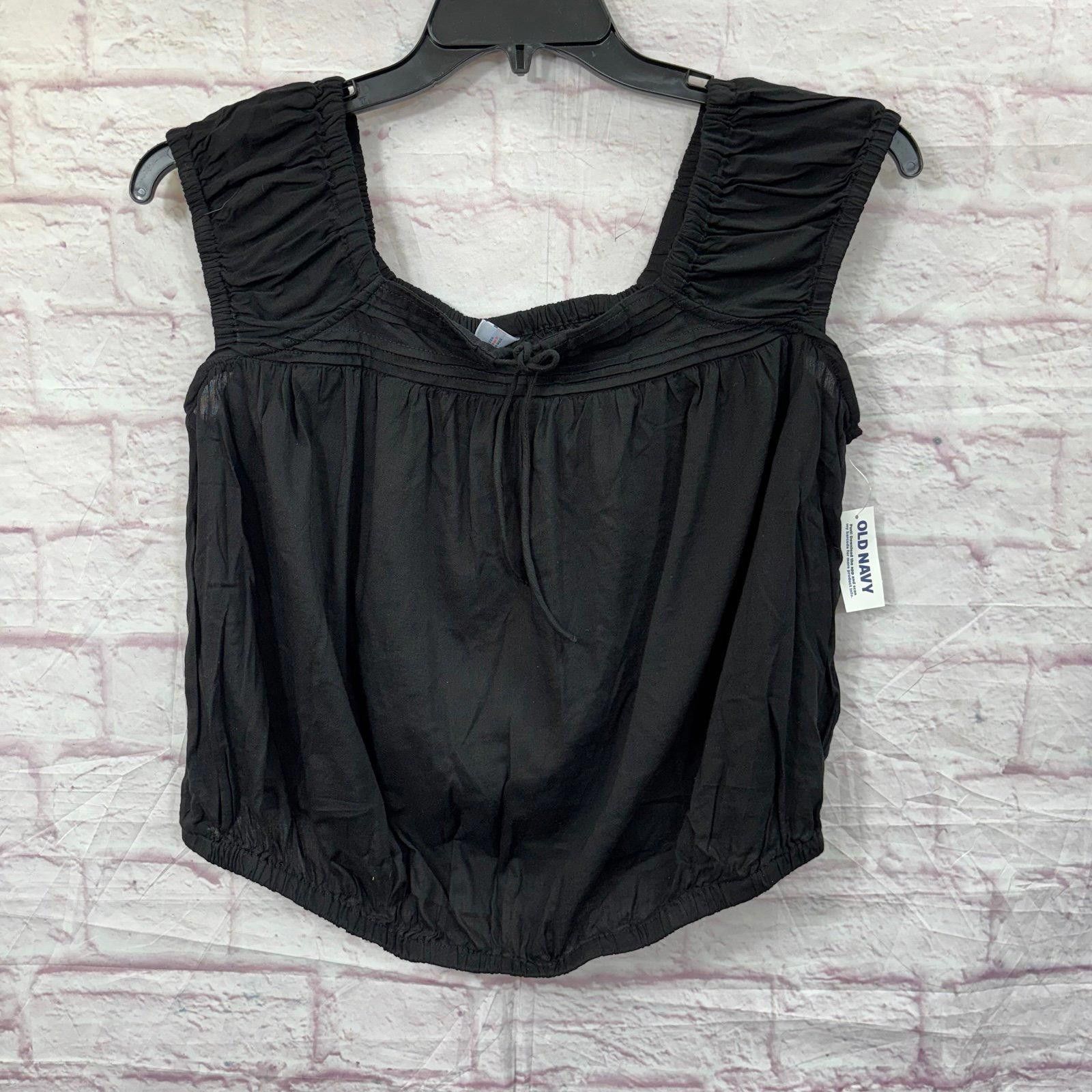 Old Navy Old Navy Women's Black Sleeveless Top NWT Size L / US 10 / IT 46 - 1 Thumbnail