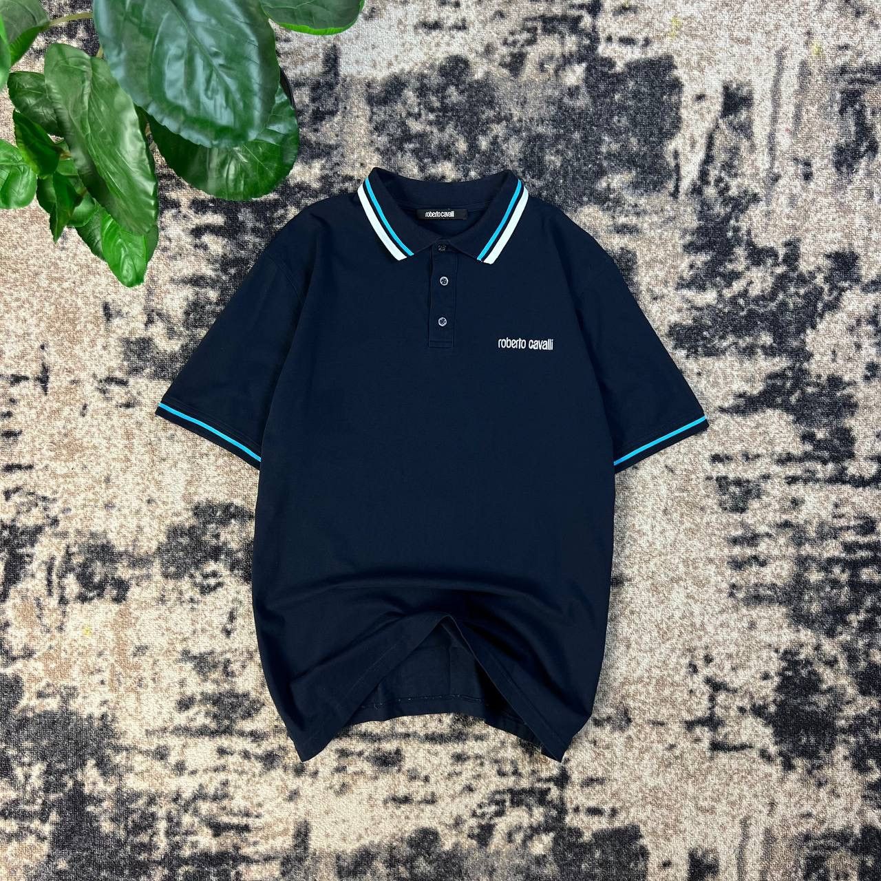 Roberto Cavalli Roberto Cavalli Luxury Mini Logo Polo T-Shirt Size US XXL / EU 58 / 5 - 1 Thumbnail