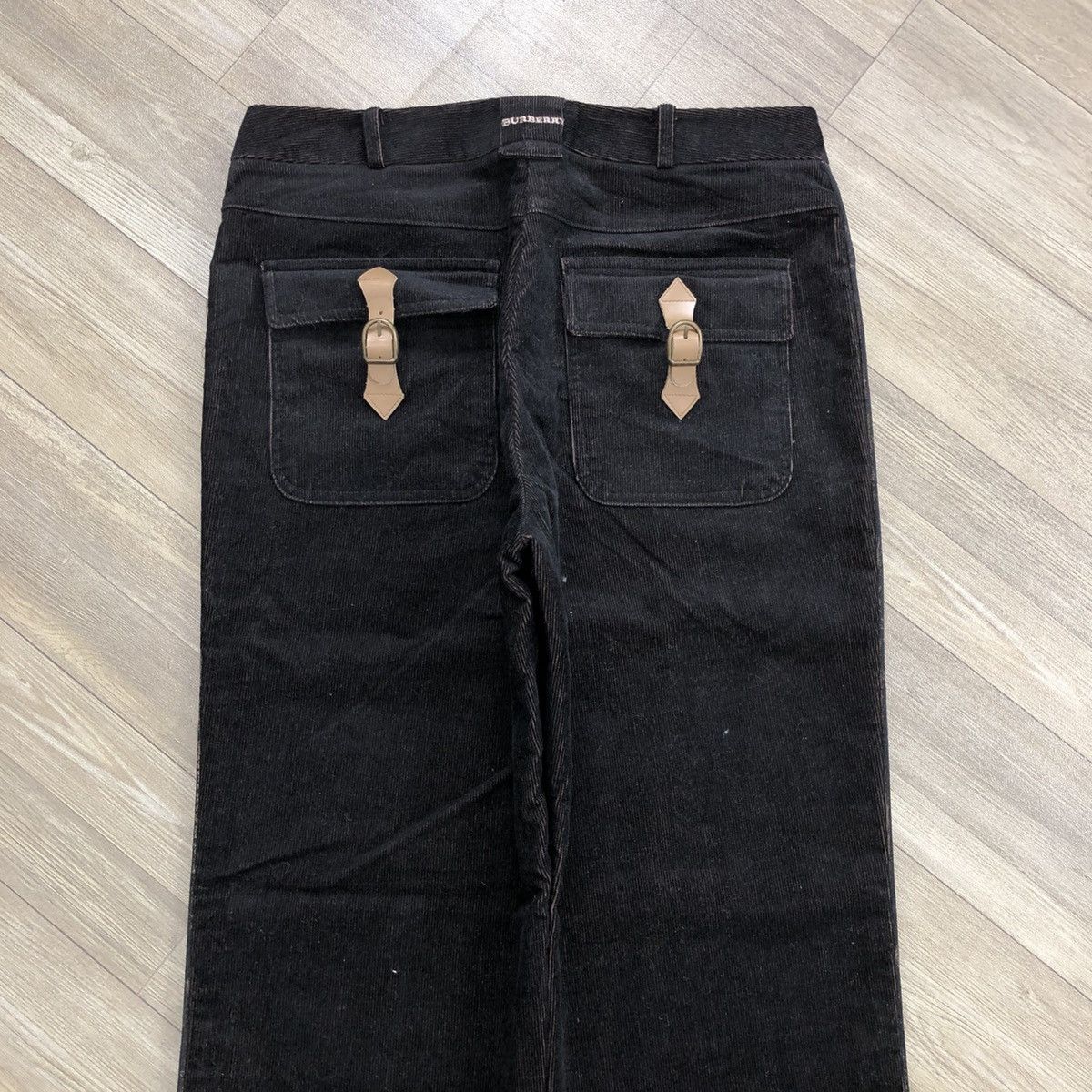Burberry × Burberry Prorsum × Vintage 1990s Burberrys Nova Check Corduroy Brown Pants Size US 28 / EU 44 - 11 Thumbnail
