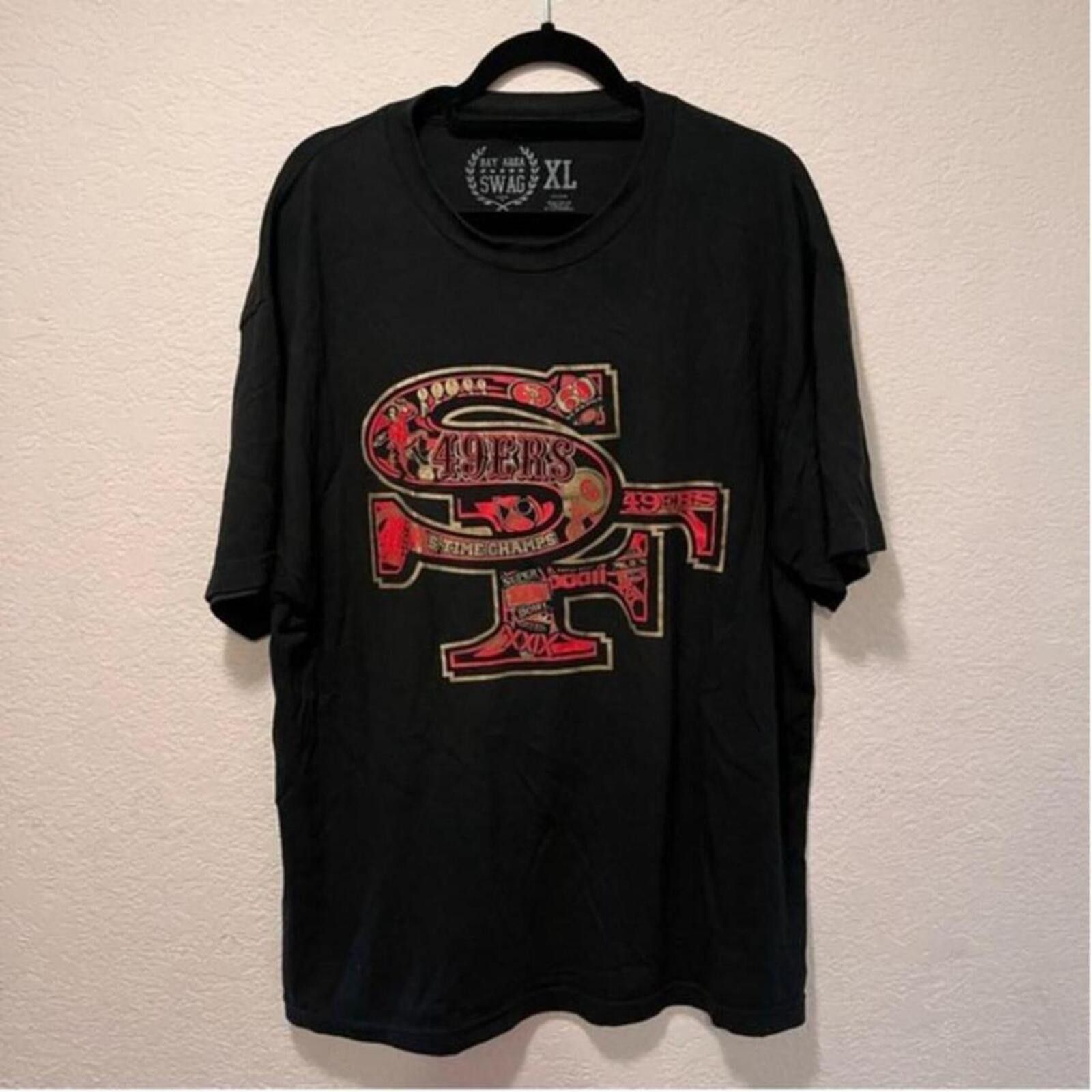 Other Bay Area Swag San Francisco 49ers Black Graphic T-Shirt XL Size US XL / EU 56 / 4 - 2 Thumbnail