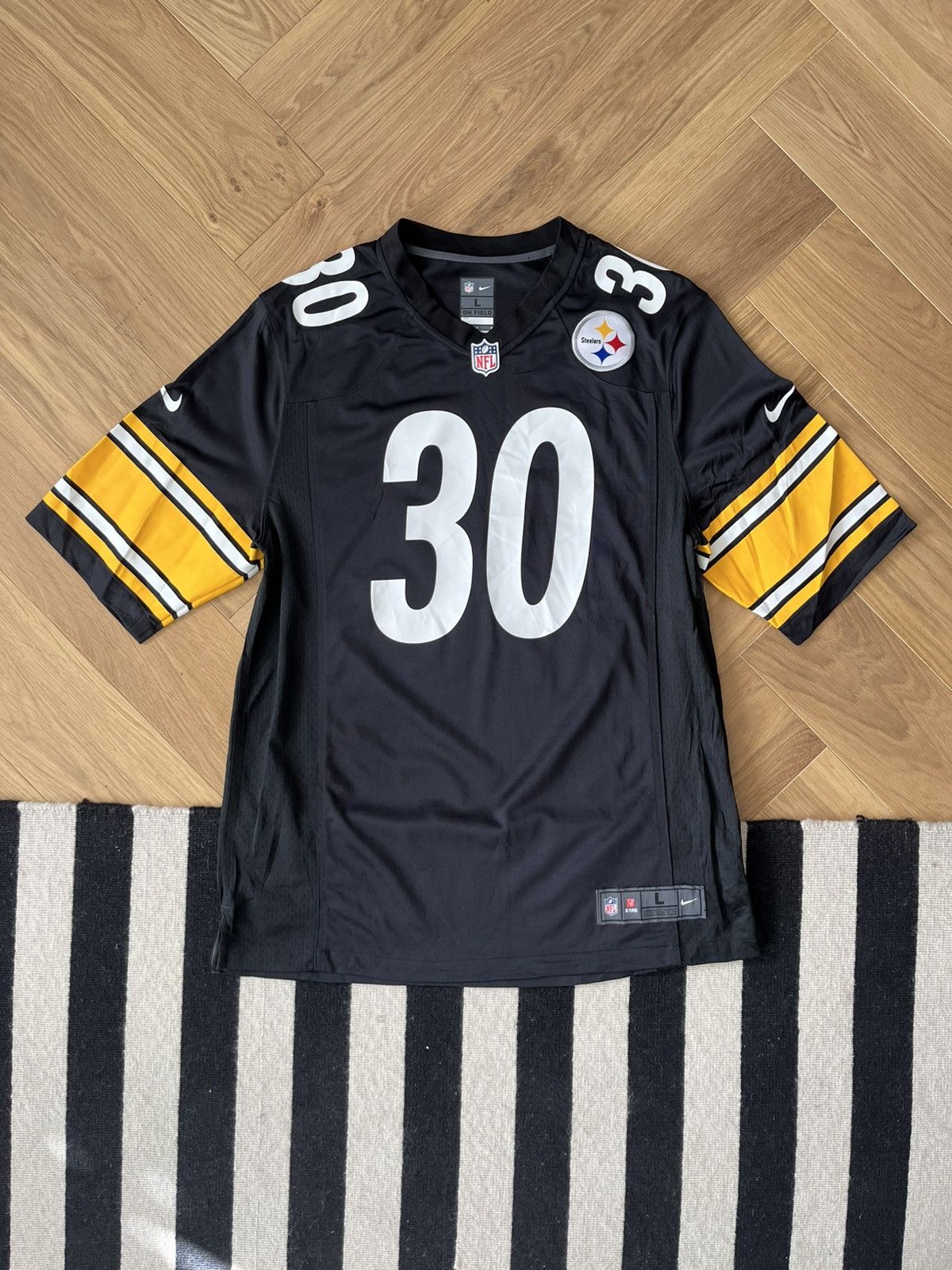Nike Pittsburgh Steelers #30 James Conner NFL Jersey Men’s Size L Size US L / EU 52-54 / 3 - 1 Thumbnail