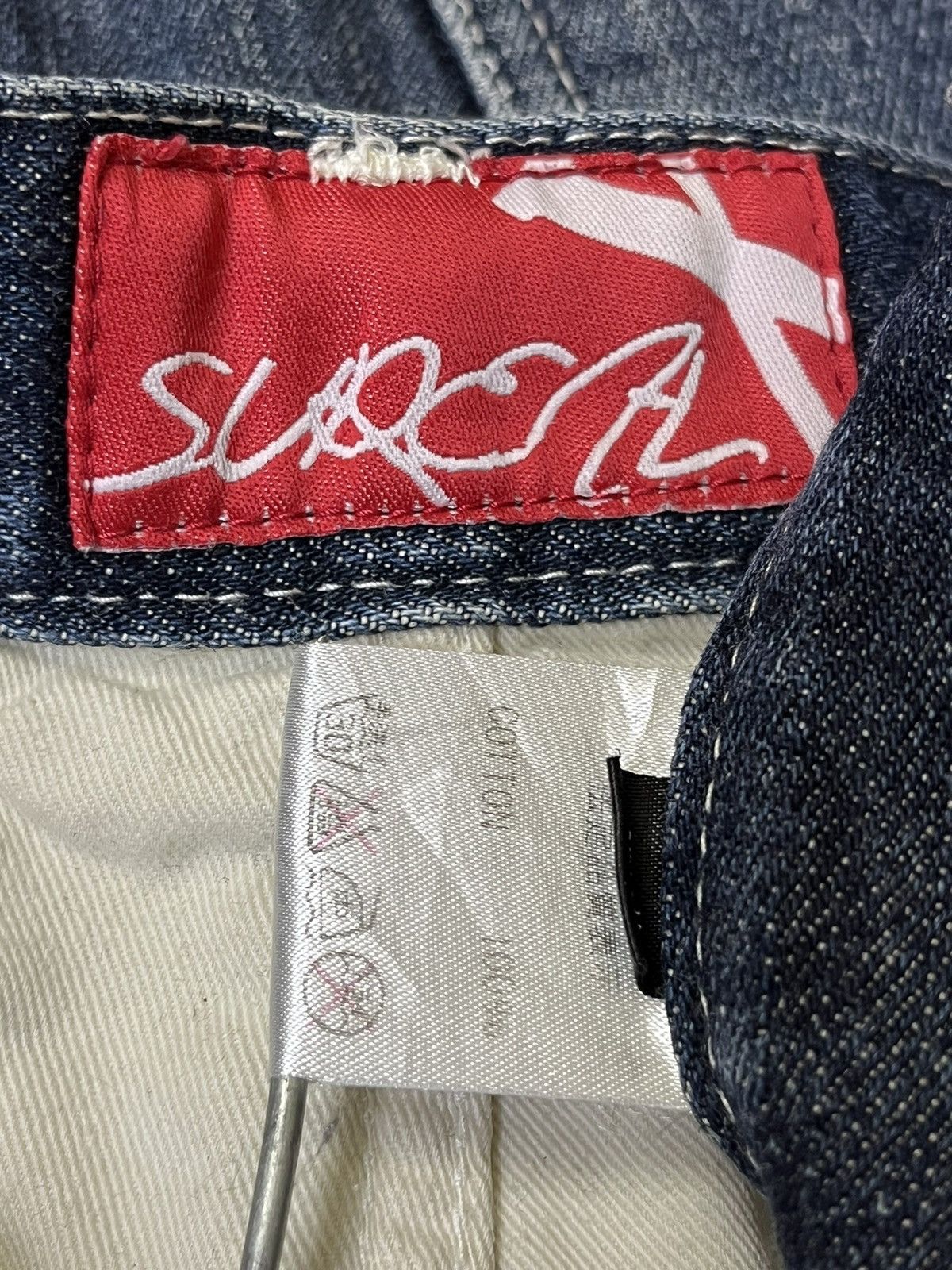 Japanese Brand SICK Y2K JAPANESE BRAND RASTA COLOUR JEANS MADE IN JAPAN Size US 32 / EU 48 - 19 Thumbnail
