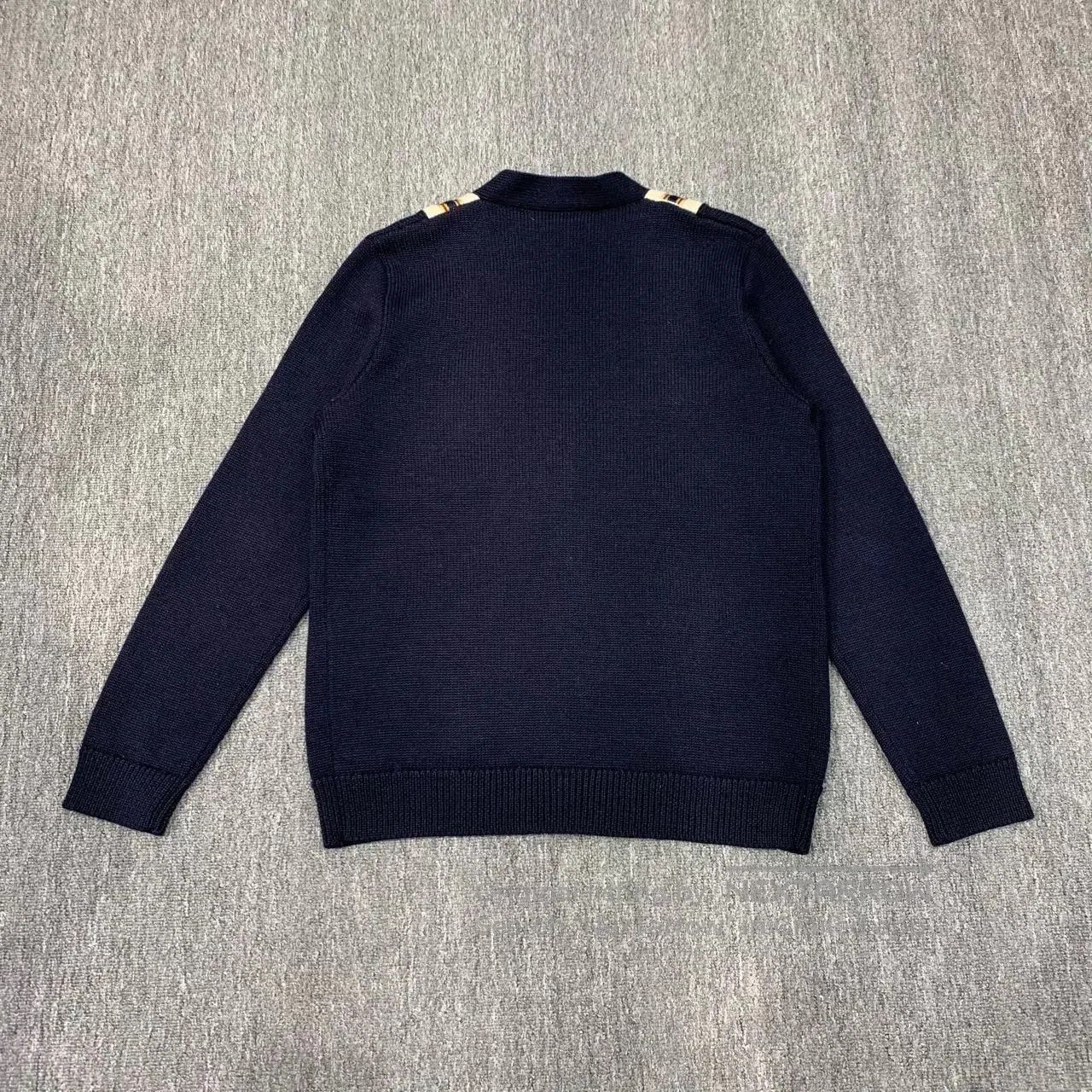 Gucci Black Striped Anchor Emblem Cardigan Size S. Size US S / EU 44-46 / 1 - 2 Thumbnail