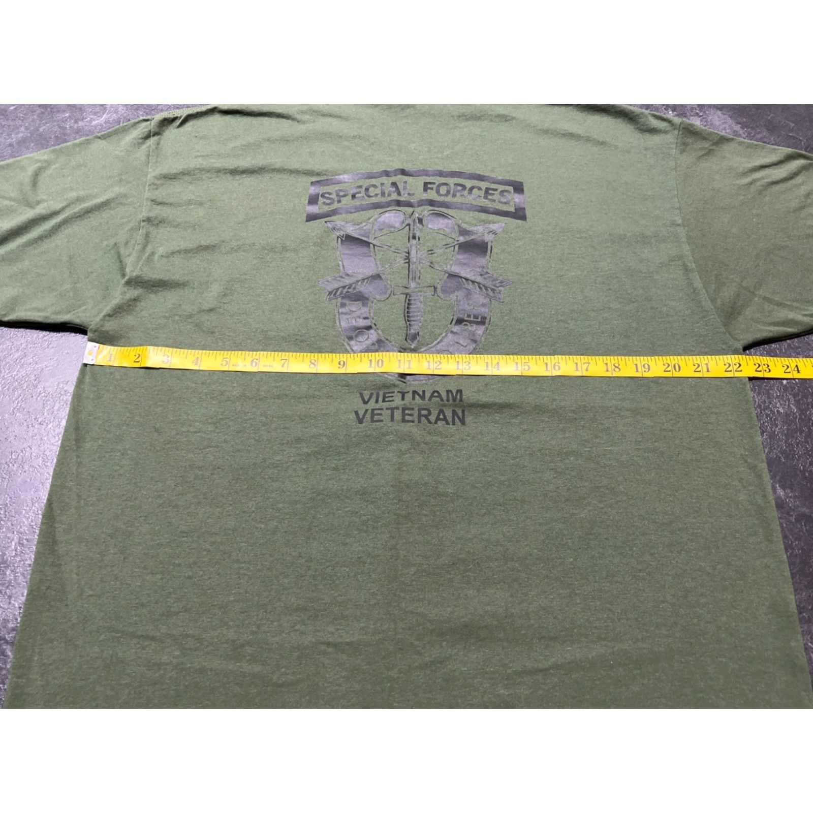 Jerzees US Special Forces Shirt Army Green Beret Custom Performance Shirt XL Men Short Sleeve Crew Neck Graphic Tee Size US XL / EU 56 / 4 - 3 Thumbnail