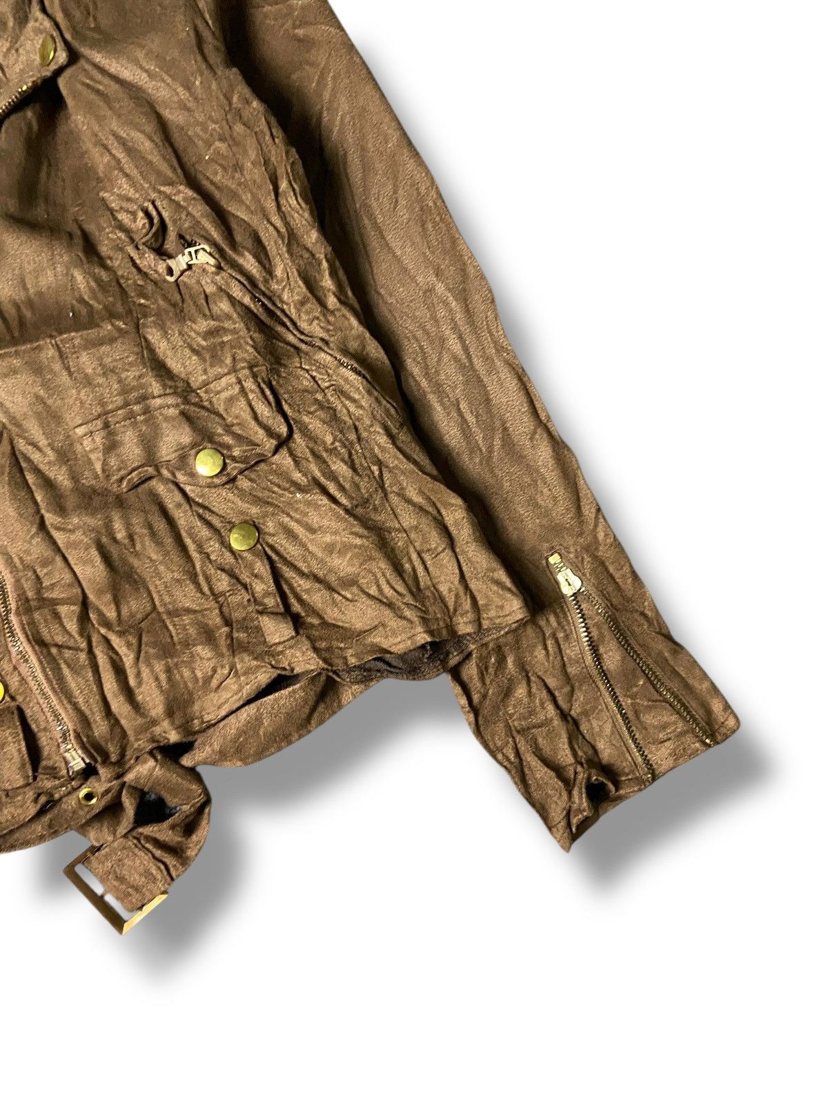 Japanese Brand A.CO.CO by Happy Valley Brand Rider Jacket (170) Size US XXS / EU 40 - 4 Thumbnail