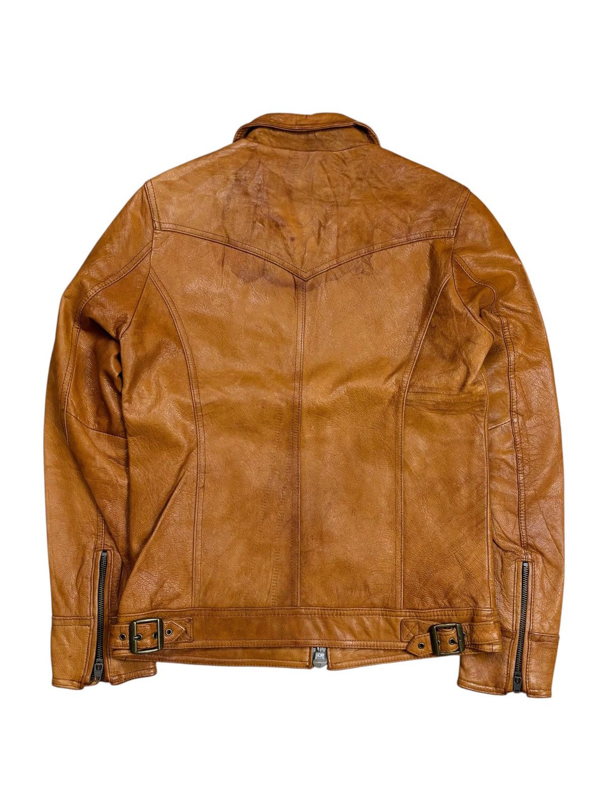 JACKROSE Archive Jackrose - Paisley Liner Biker Leather Jacket Size US M / EU 48-50 / 2 - 3 Thumbnail