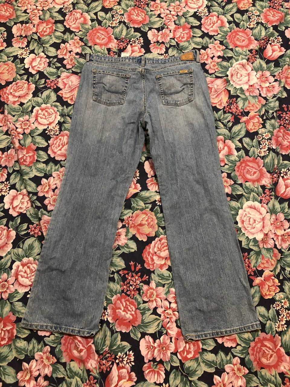 Levi's logo jeans pants Levi's crazy Y2K vintage streetwear Size 38" / US 16 / IT 52 - 17 Thumbnail