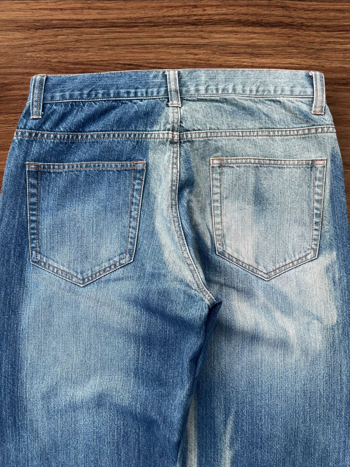 Japanese Brand Vintage Japanese Brand Blue Washed Mid Rise Relaxed Fit Jean Size US 32 / EU 48 - 4 Thumbnail