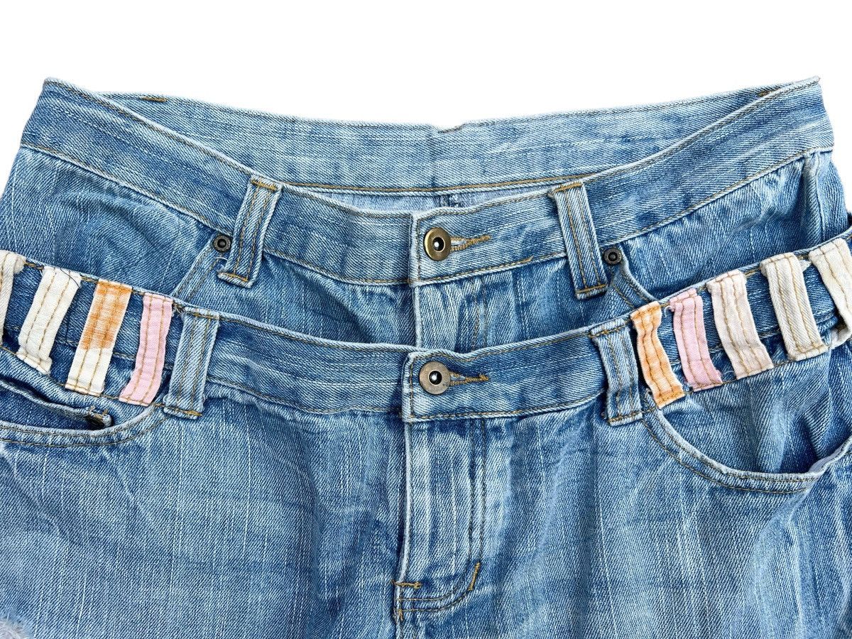 Japanese Brand Japanese Brand Double Waist Denim Jeans 34x32.5 Size US 34 / EU 50 - 7 Thumbnail