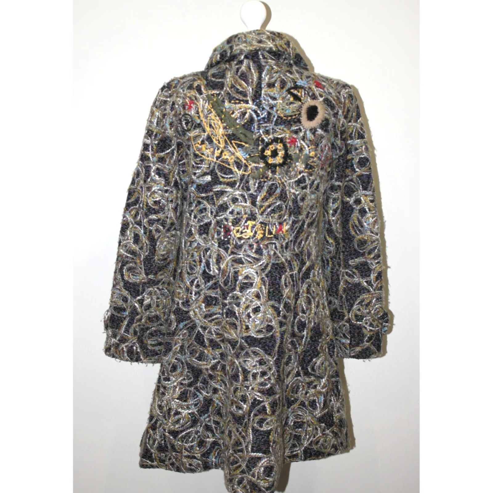 Desigual Desigual womens jacket coat Size 44 Multicoloured Size M / US 6-8 / IT 42-44 - 5 Thumbnail
