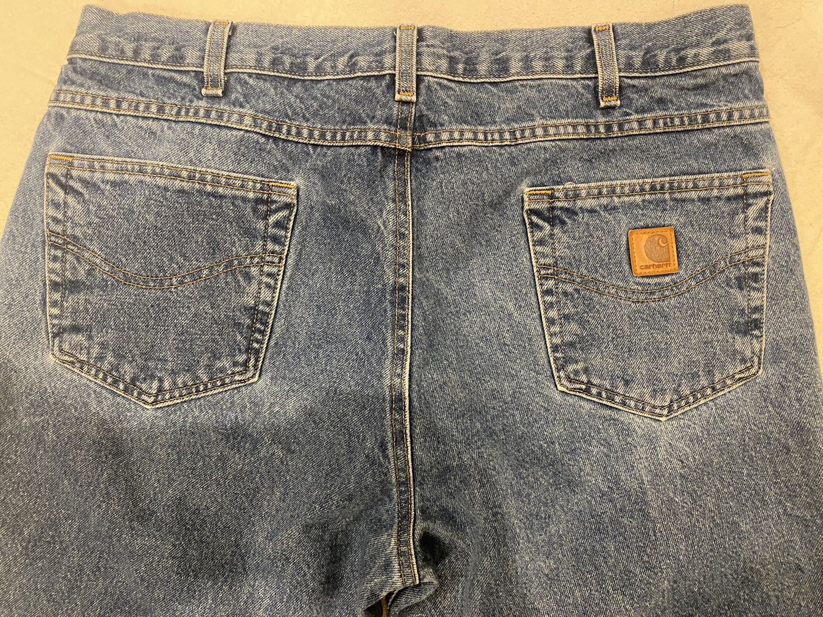 Carhartt Vintage Carhartt Blue Jeans 38 x 32 Relaxed Fit Size US 38 / EU 54 - 11 Thumbnail