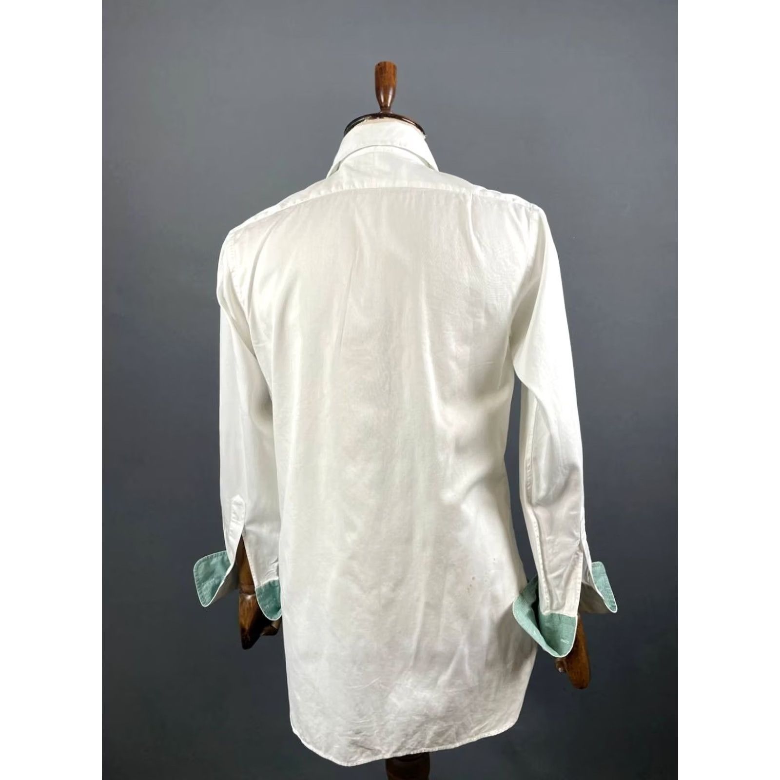 Hackett Hackett Aston Martin Racing Mens Shirt White Cotton Long Sleeve Button-Up Size US M / EU 48-50 / 2 - 2 Thumbnail