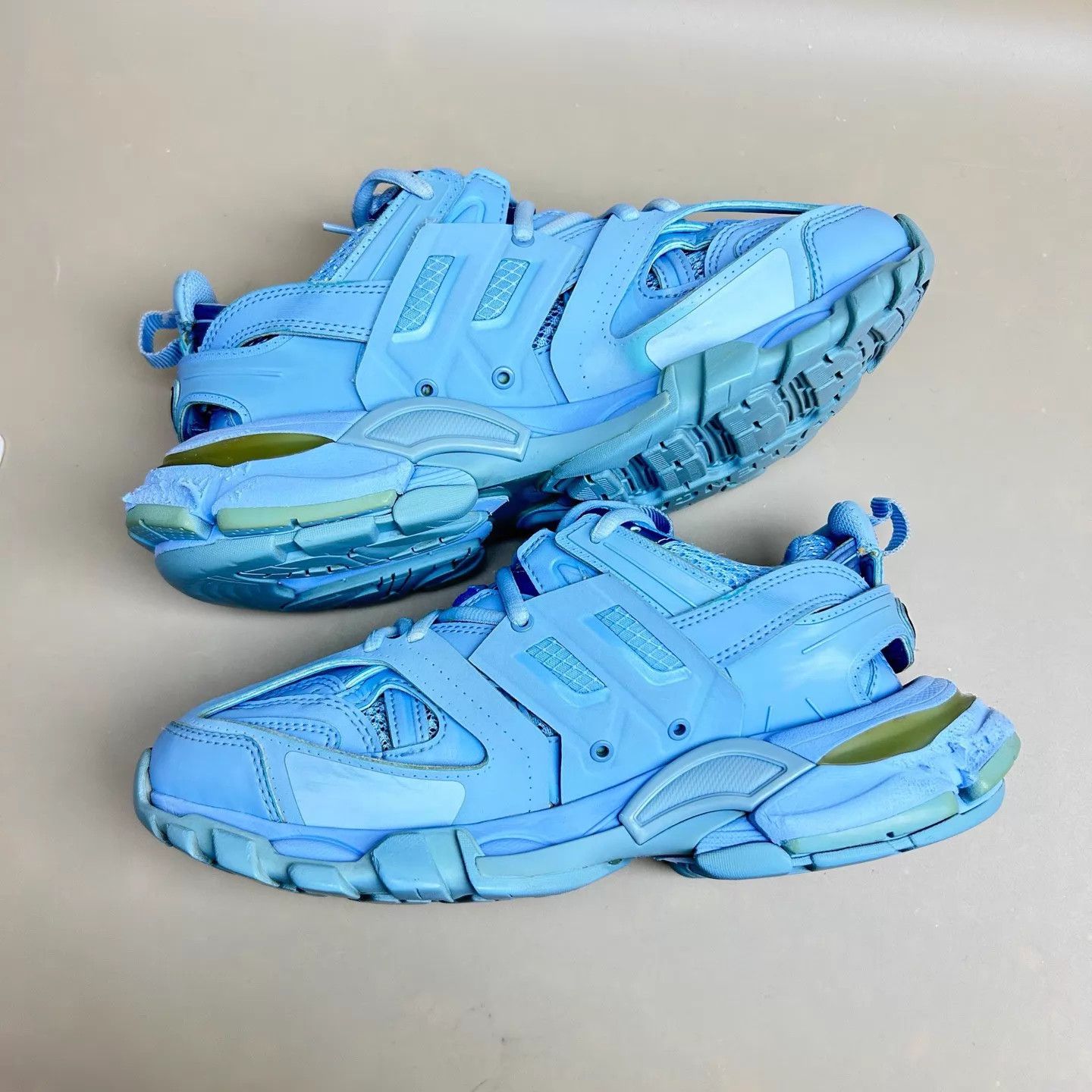 Balenciaga Balenciaga Track Light Blue Platform Sneaker 95 New EU 36 Size US 5.5 / IT 35.5 - 6 Thumbnail