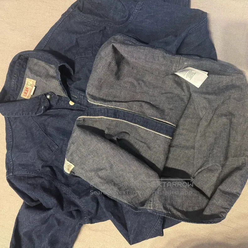 RRL Ralph Lauren RRL Ralph Lauren Old style blue dyed shirt Size US L / EU 52-54 / 3 - 5 Thumbnail