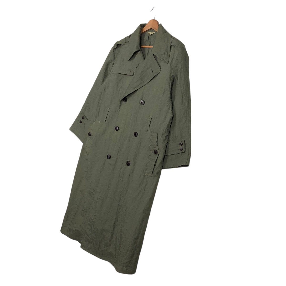 Japanese Brand × Vintage 📌Rich Green Vintage Long Jacket San-Entry Bondage Parachute Size US M / EU 48-50 / 2 - 3 Thumbnail