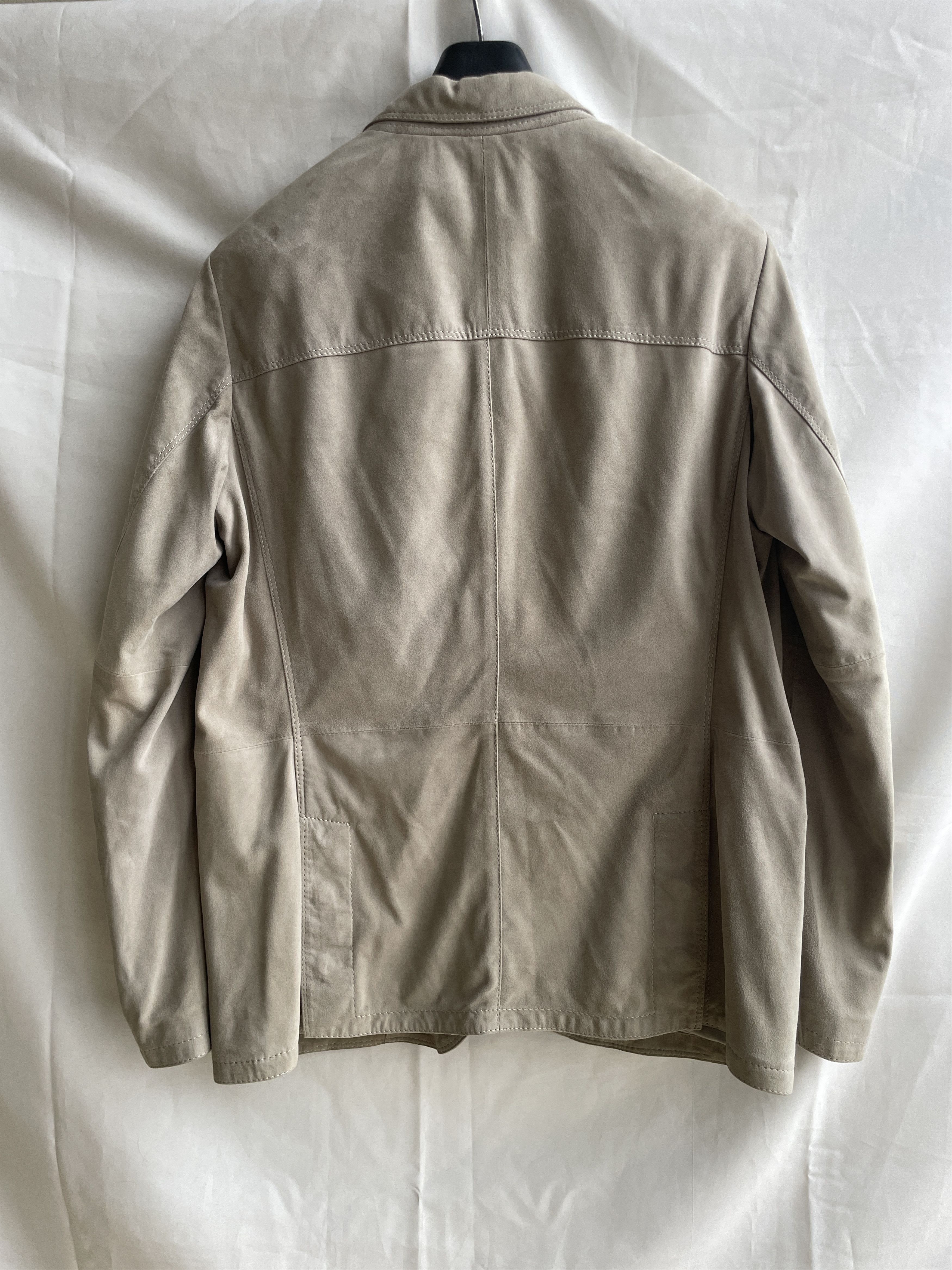 Gimo's Gimo's Tan Suede Leather Blazer Jacket Size EUR 52 Size US L / EU 52-54 / 3 - 2 Thumbnail