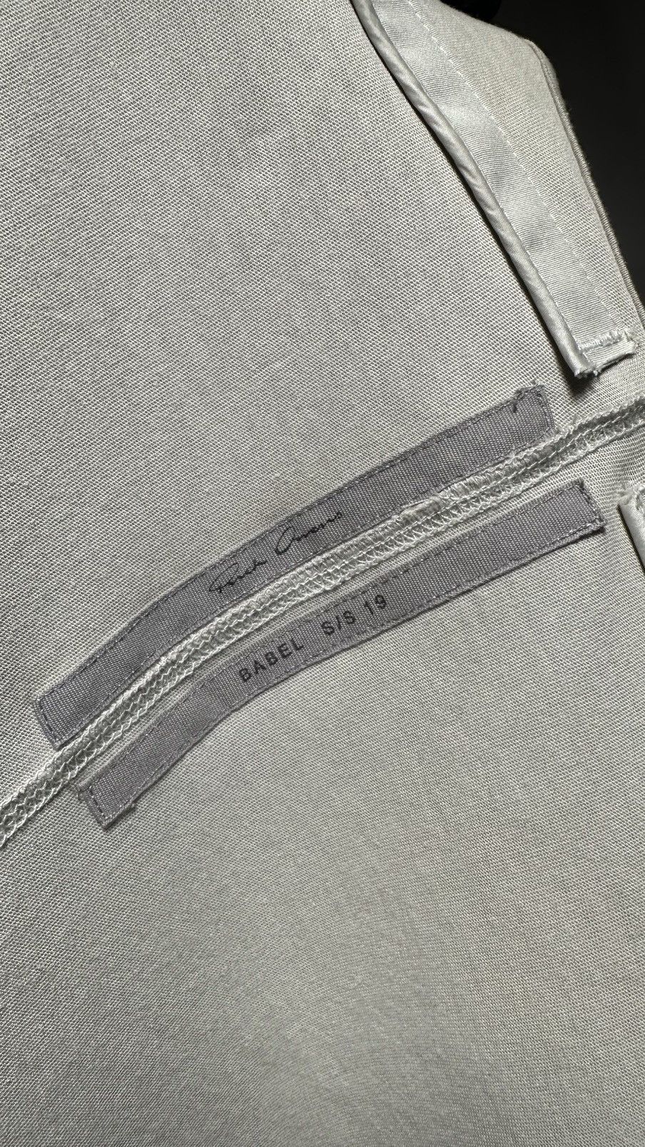 Rick Owens Rick Owens SS19 BABEL Loose rod level tee (M) Size US M / EU 48-50 / 2 - 6 Thumbnail