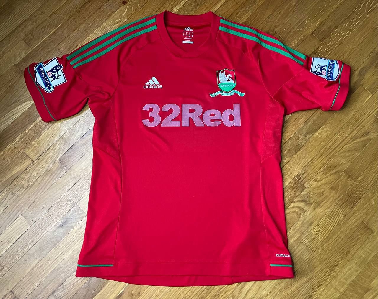 Adidas Adidas Swansea City FC away 2012-2013 soccer jersey Size US L / EU 52-54 / 3 - 1 Thumbnail