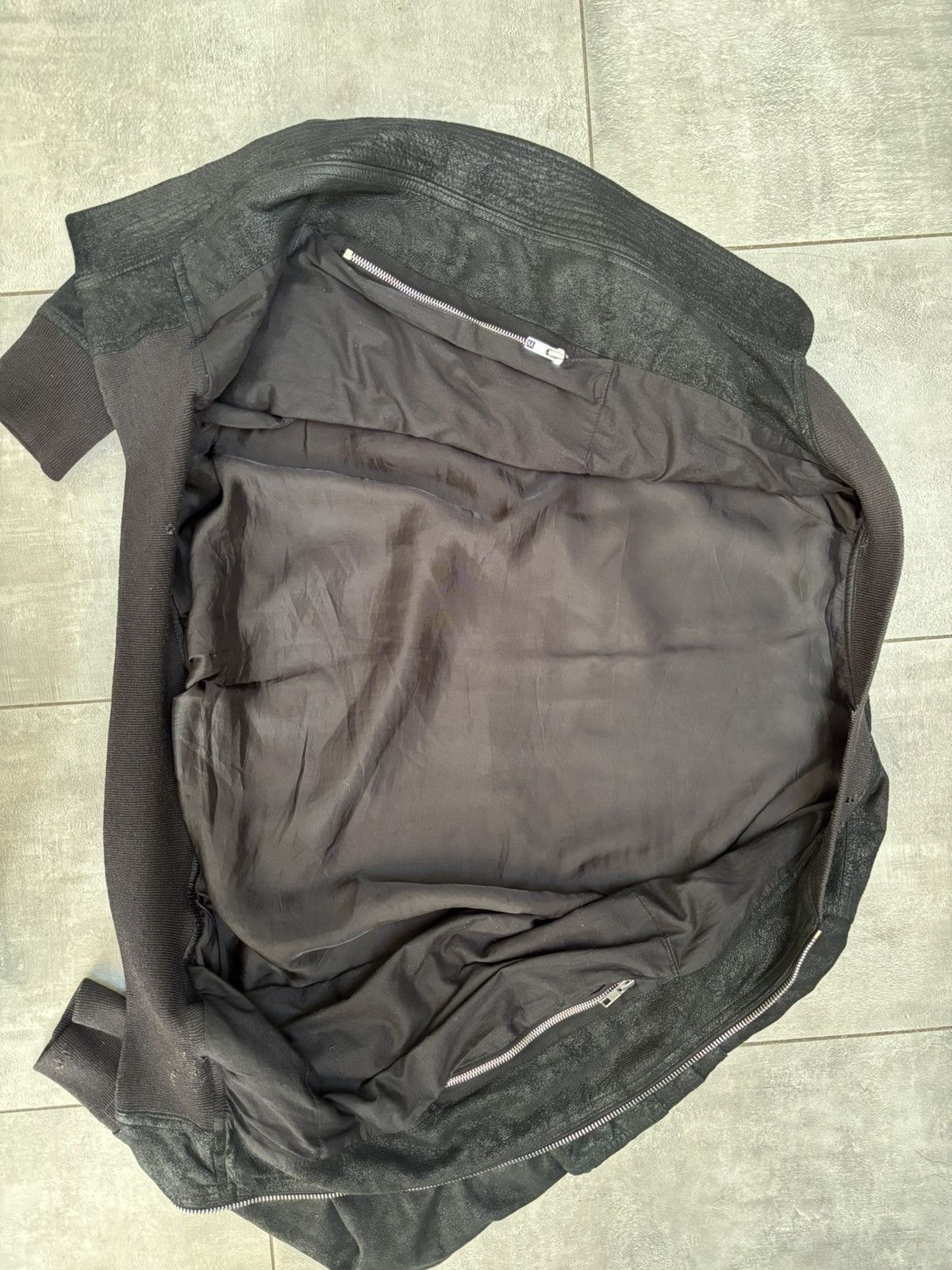 Rick Owens Rick Owens SS16 Blistered Lamb Leather Bomber Size US S / EU 44-46 / 1 - 9 Thumbnail