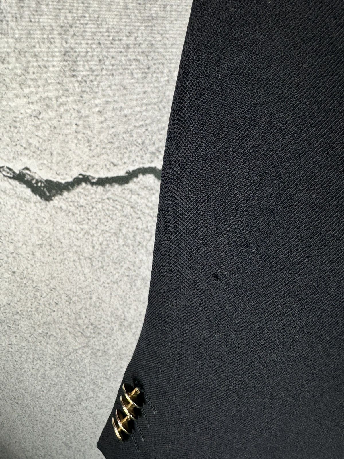 Yves Saint Laurent Yves Saint Laurent YSL Gold Button double breasted Blazer Size 50R - 8 Thumbnail