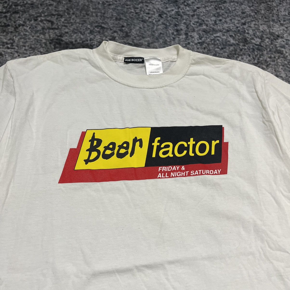 Vintage Vintage Beer Factor T Shirt Funny Humor Parody Drinking XL Size US XL / EU 56 / 4 - 4 Thumbnail