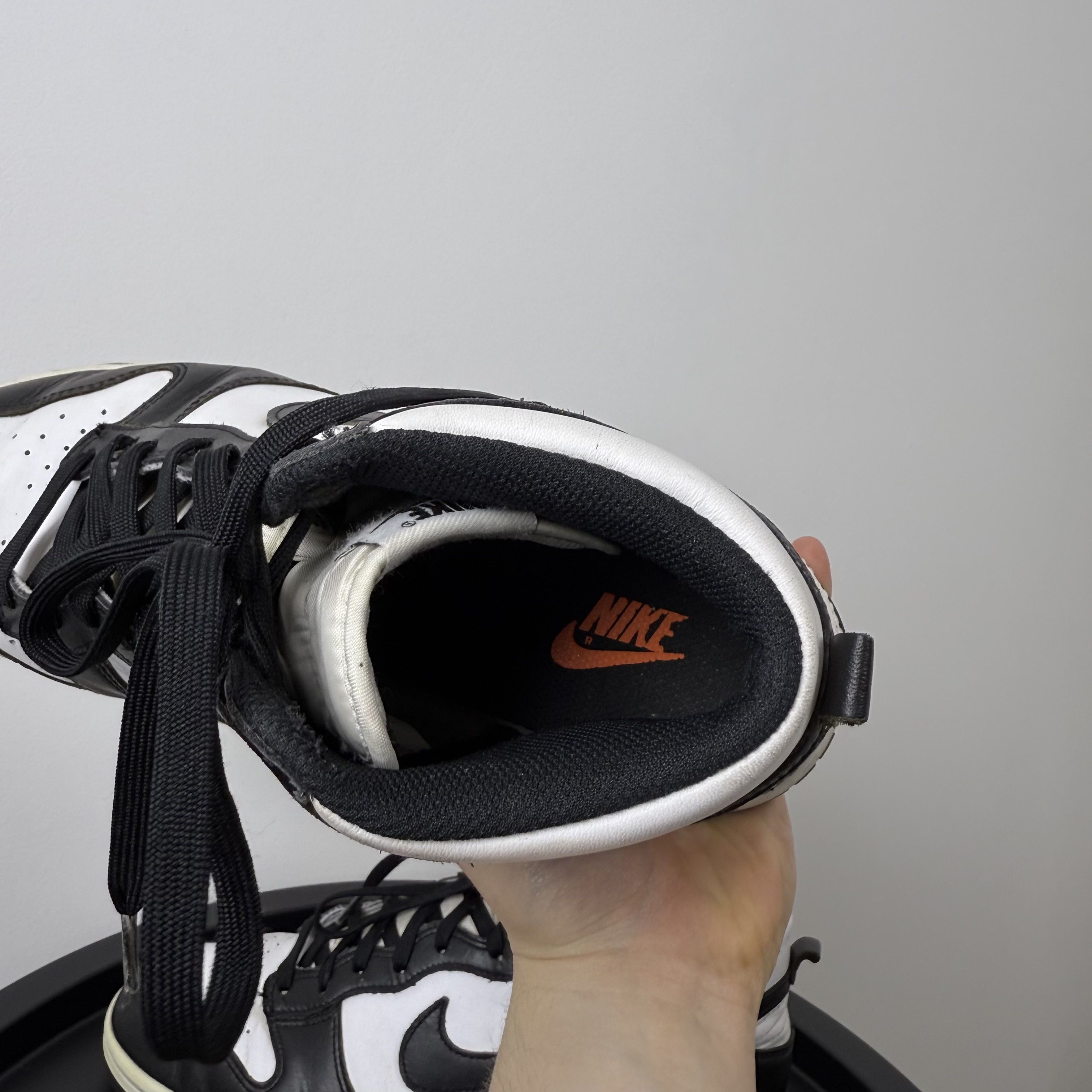 Nike Nike Dunk High Black/White Hi-Top Sneakers Size US 10 / EU 43 - 11 Thumbnail