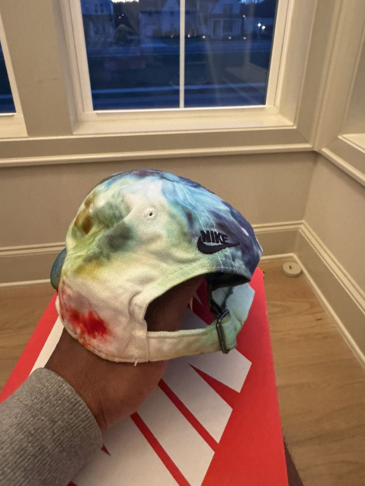 Nike 1of1 hand dyed tie dye Nike dad hat Size ONE SIZE - 3 Thumbnail