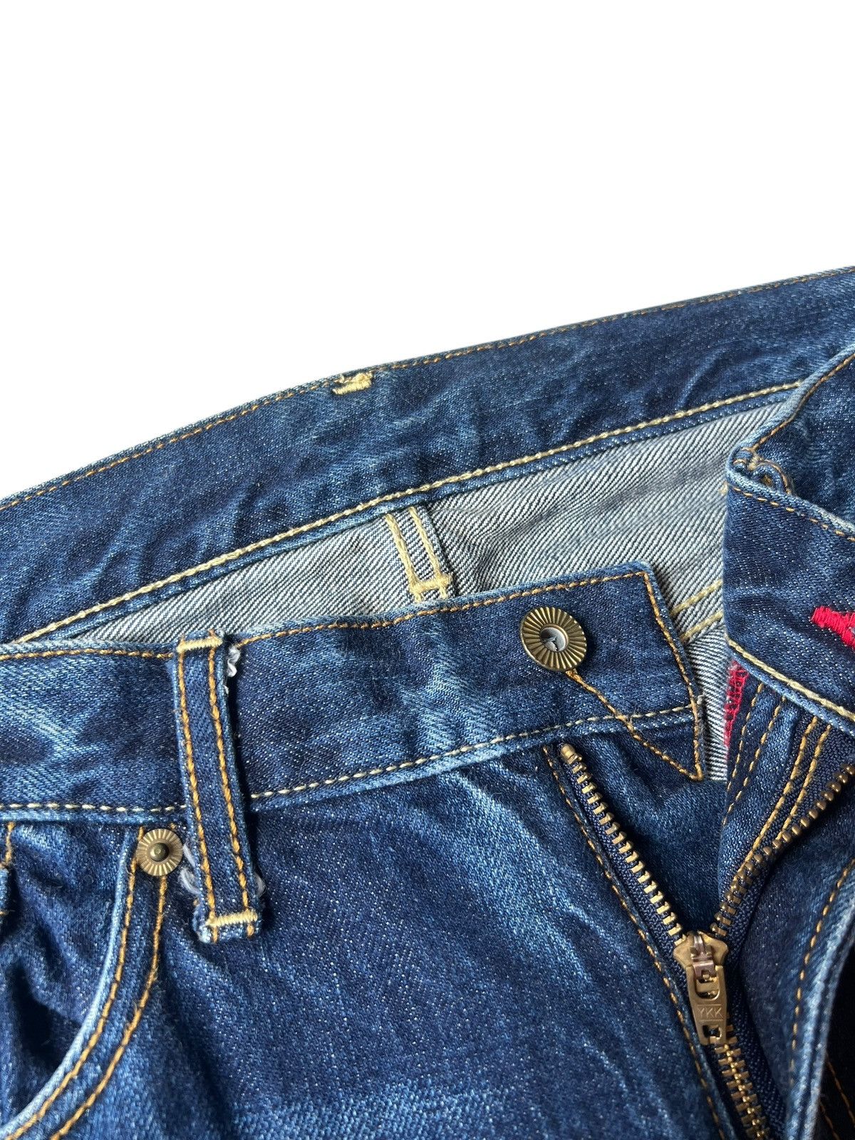 Eternal ETERNAL Japan Fade Clawmark Denim Painter Jeans Straight Cut Size US 36 / EU 52 - 7 Thumbnail