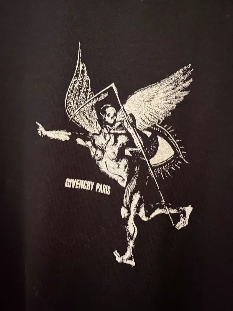 Givenchy Givenchy Givenchy black and white demon T-shirt, size L Size US L / EU 52-54 / 3 - 2 Thumbnail