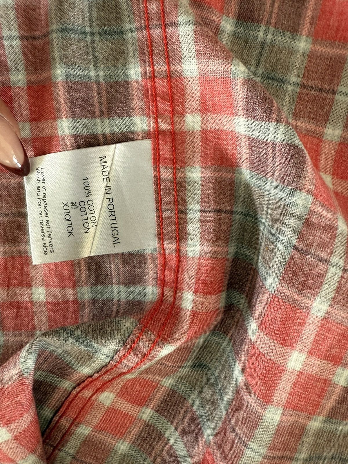 Givenchy Givenchy Plaid Flannel Shirt Size US S / EU 44-46 / 1 - 5 Thumbnail