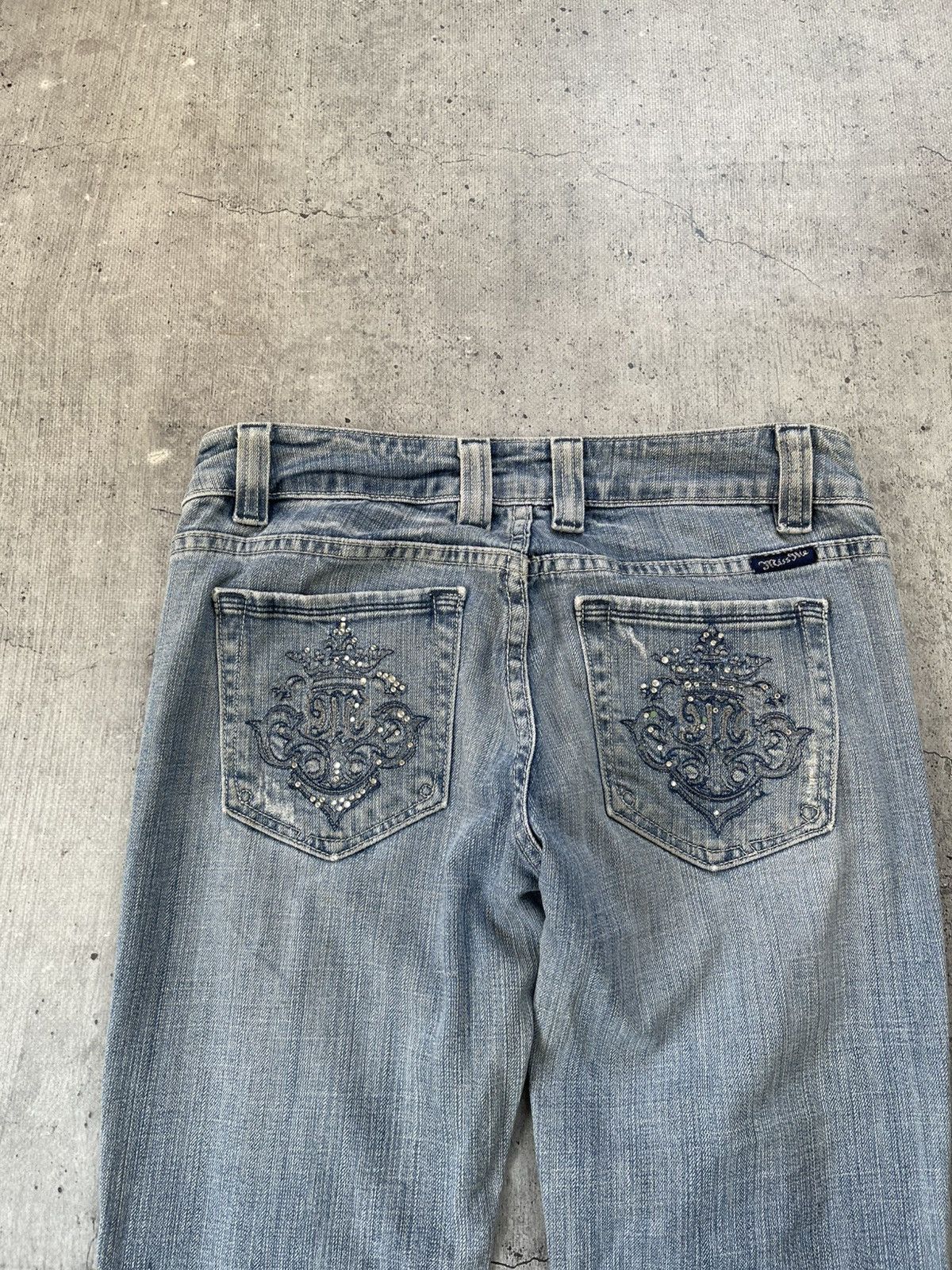 Miss Me Miss Me Jeans Womens 29 Blue Bootcut Denim Regular Fit Women Size 29" - 5 Thumbnail