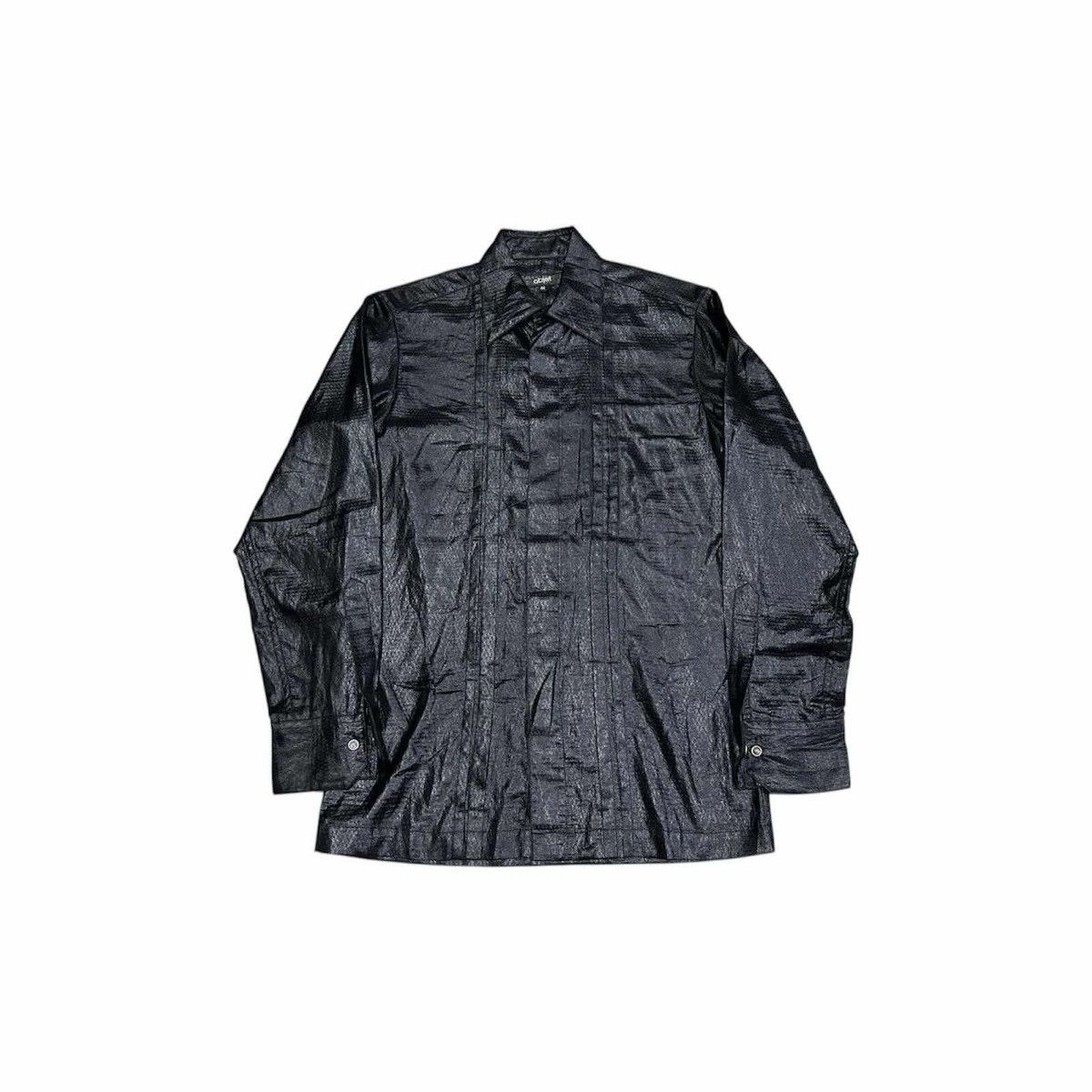 Gaultier Homme Objet × Jean Paul Gaultier 🔥Rare Vintage Jean Paul Gautier Objet Shirt Black Sheer Size US M / EU 48-50 / 2 - 8 Thumbnail