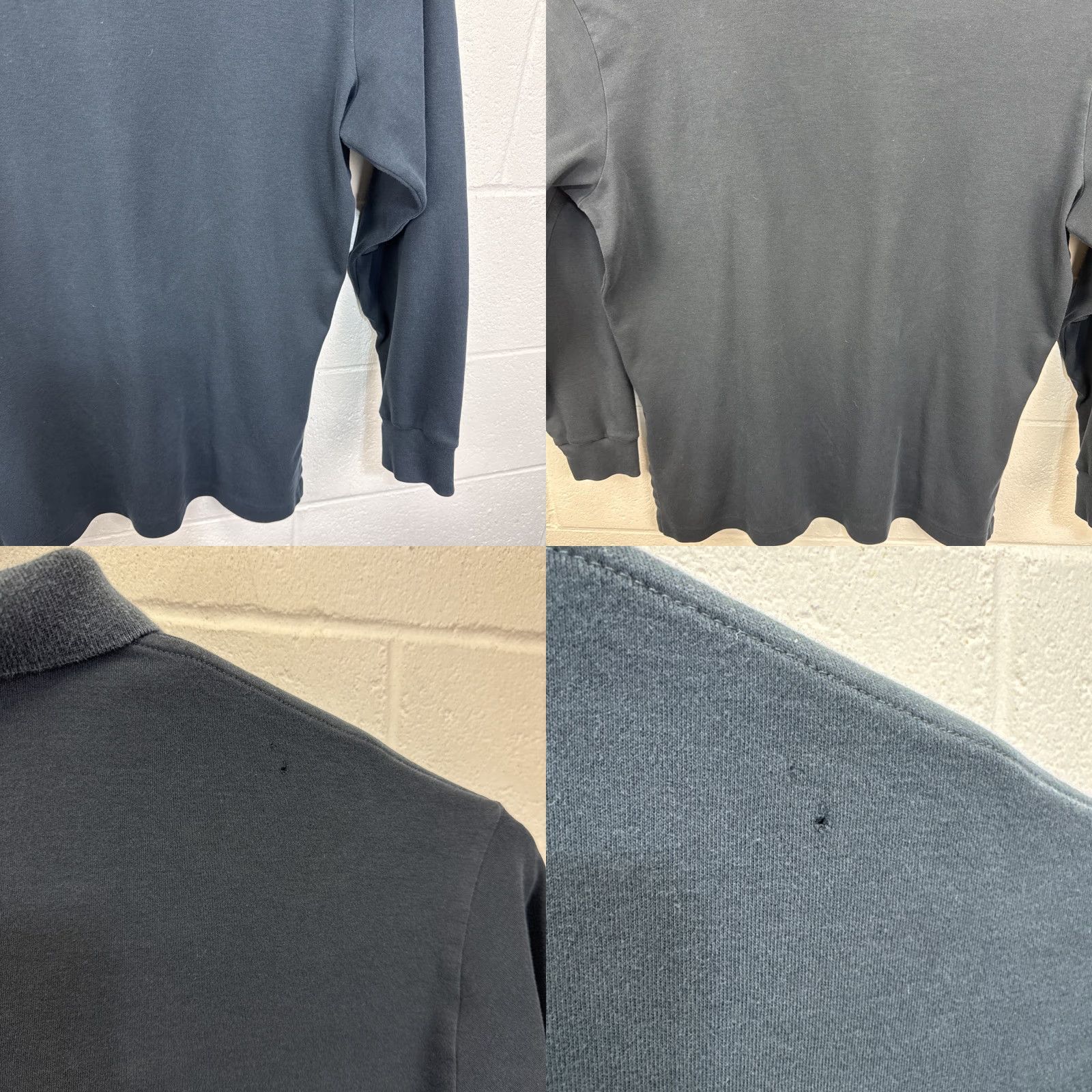 Ralph Lauren VINTAGE Polo Ralph Lauren Long Sleeve Polo Shirt Black Mens XL Red Pony Button Size US XL / EU 56 / 4 - 10 Thumbnail