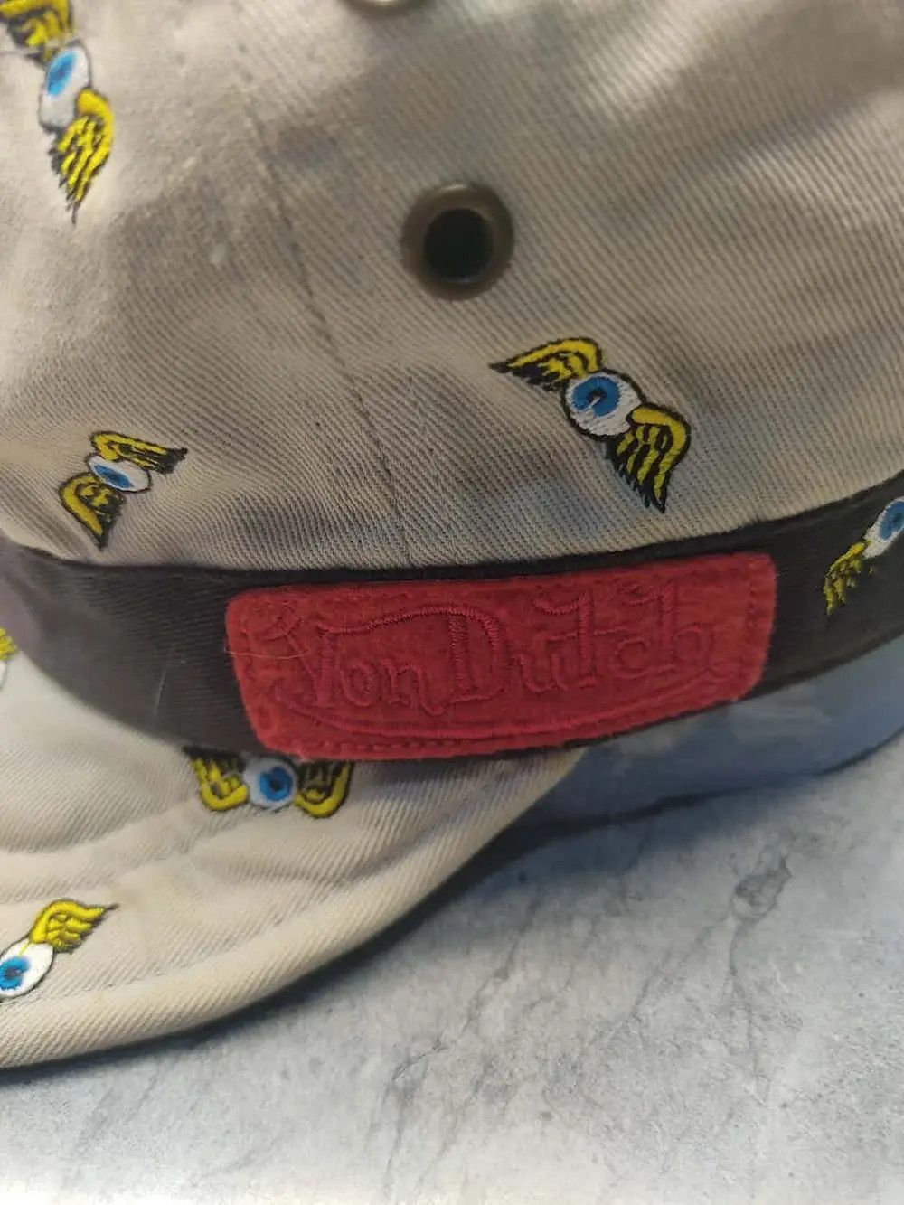 Vintage × Von Dutch Von Dutch Fullprint Cap Hat Size ONE SIZE - 4 Thumbnail