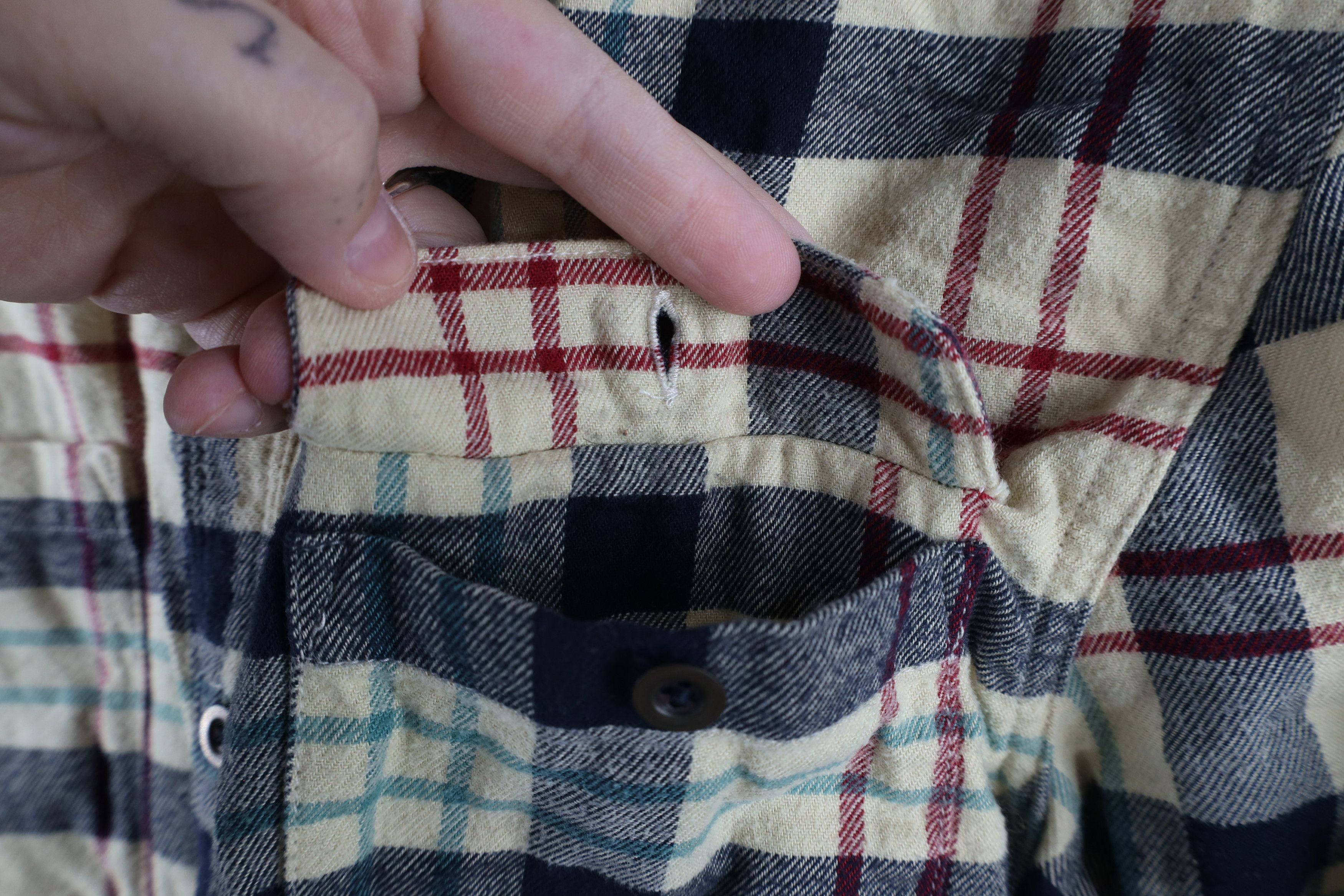 Scotch & Soda × Vintage Scotch & Soda Vintage Blauw Amsterdam Flannel Button Shirt Size US S / EU 44-46 / 1 - 4 Thumbnail