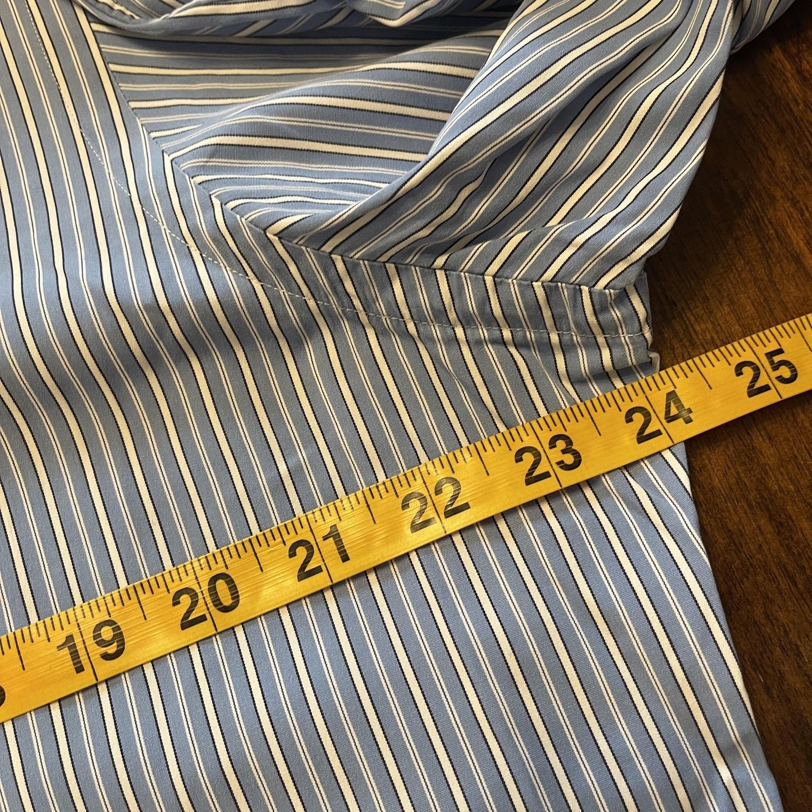 Ralph Lauren Ralph Lauren Shirt Mens 16.5 34/35 Blue Stripe Classic Fit Size US XL / EU 56 / 4 - 7 Thumbnail