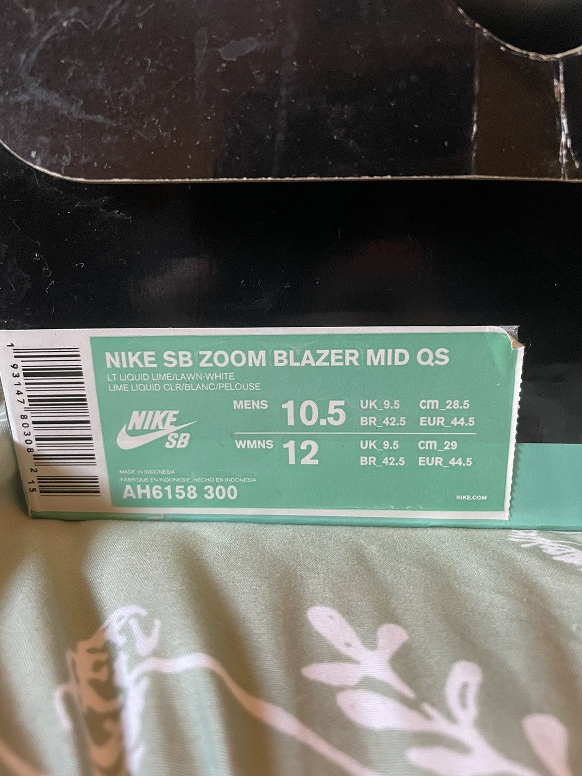 Nike Nike SB Blazer x Frog Skateboards Size US 10.5 / EU 43-44 - 7 Thumbnail