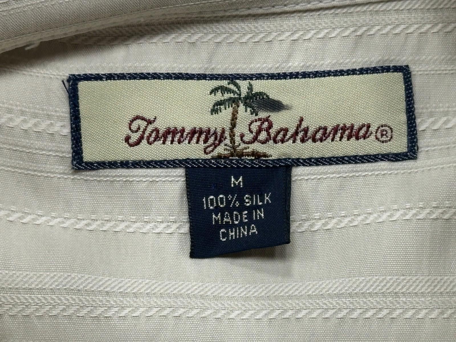 Tommy Bahama Tommy Bahama 100% Silk Short Sleeve Button Down Shirt Tan M Size US M / EU 48-50 / 2 - 5 Thumbnail