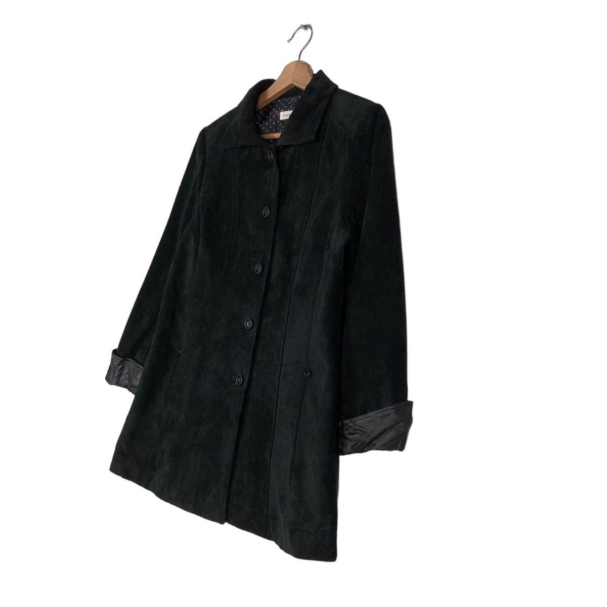 Japanese Brand 🔥 Rich Black - Vintage Long Jacket Longchamp Size US M / EU 48-50 / 2 - 2 Thumbnail