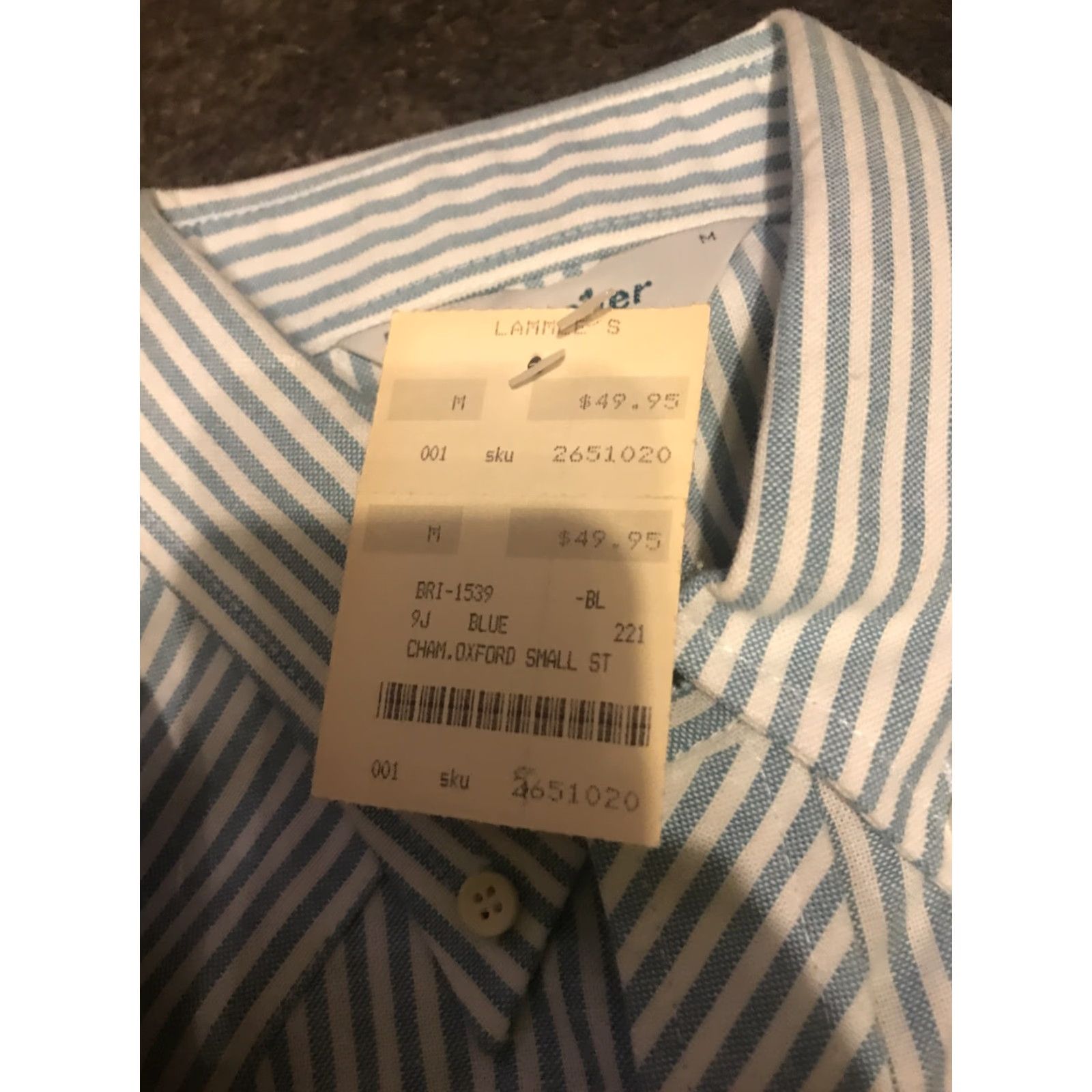 Vintage VINTAGE Rancher Western Wear Button Up Long Sleeve Blue Men Medium Shirt Size US M / EU 48-50 / 2 - 3 Thumbnail