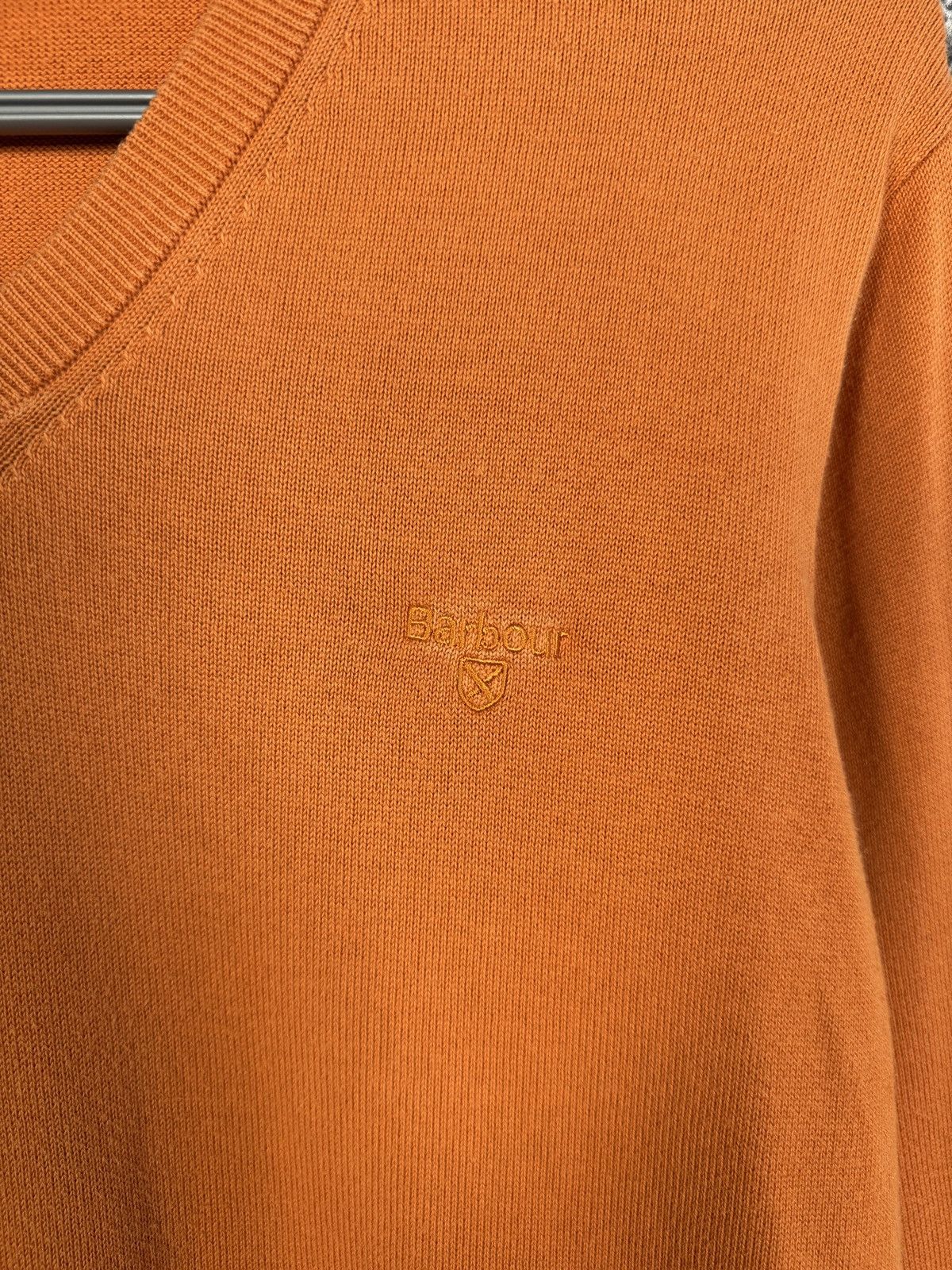 Barbour Barbour Kelso V-Neck Burnt Orange Sweater Pullover Size M Size US M / EU 48-50 / 2 - 6 Thumbnail