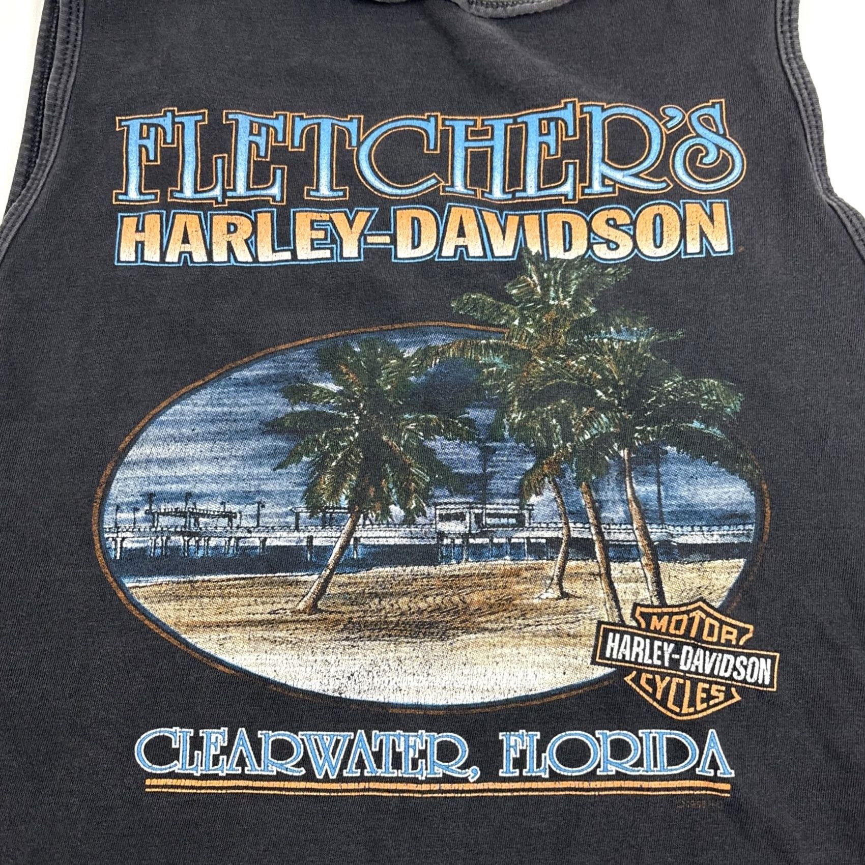 Harley Davidson VINTAGE Harley-Davidson Tank Top Men’s XL Black Florida Clearwater Harley-Davidson Tank Top Mens XL Black Florida Vintage Size US XL / EU 56 / 4 - 2 Thumbnail