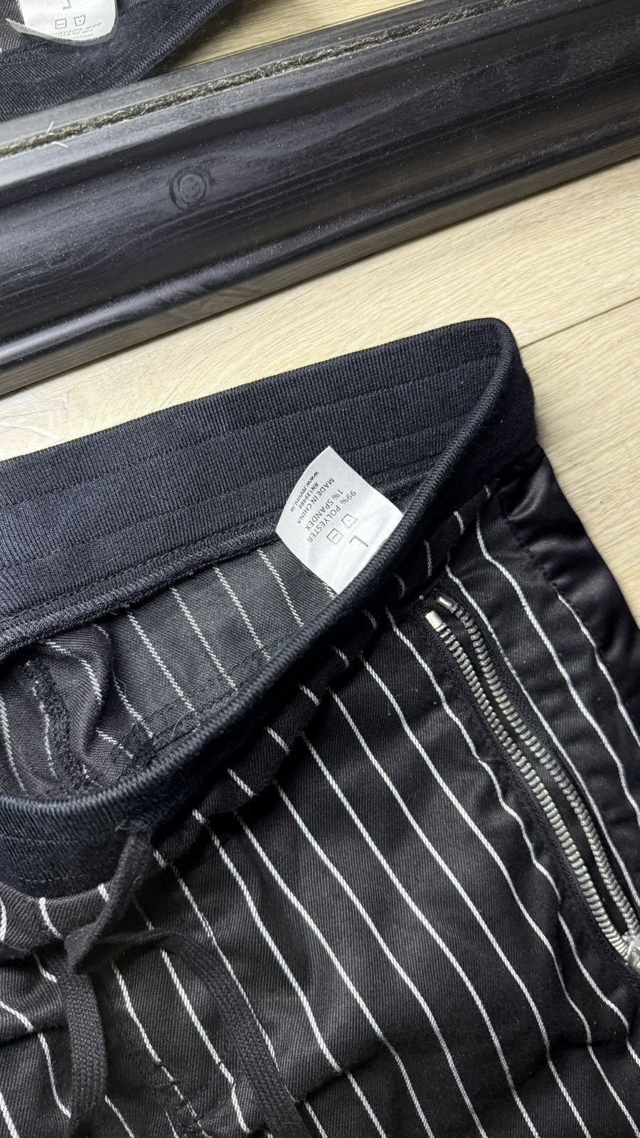 MNML Y2K 2000s Grunge MNML Striped Track Pants L Size US 34 / EU 50 - 3 Thumbnail