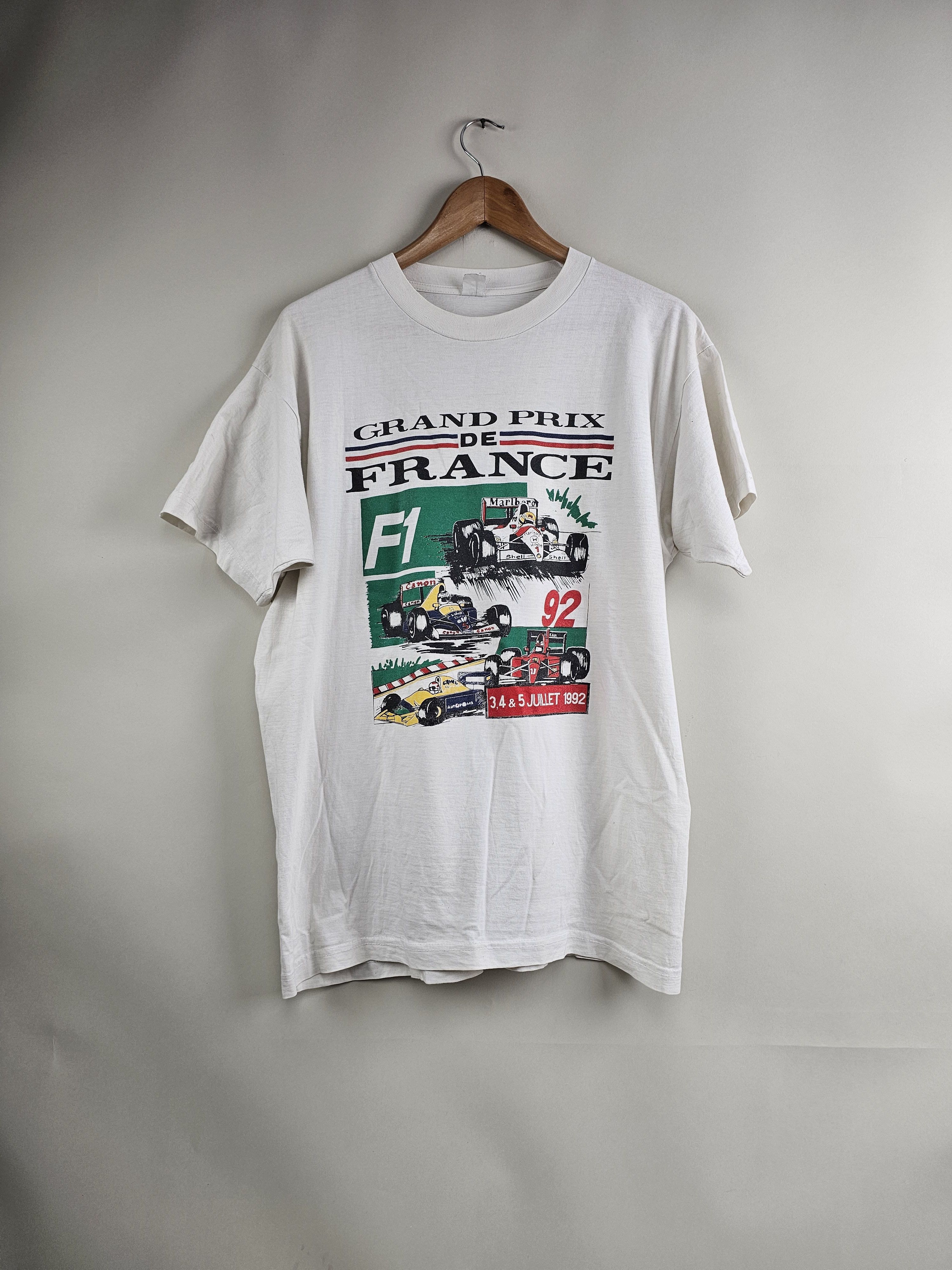 image of Formula Uno x Racing 1992 F1 Grand Prix De France Marlboro Formula One XL in White, Men's