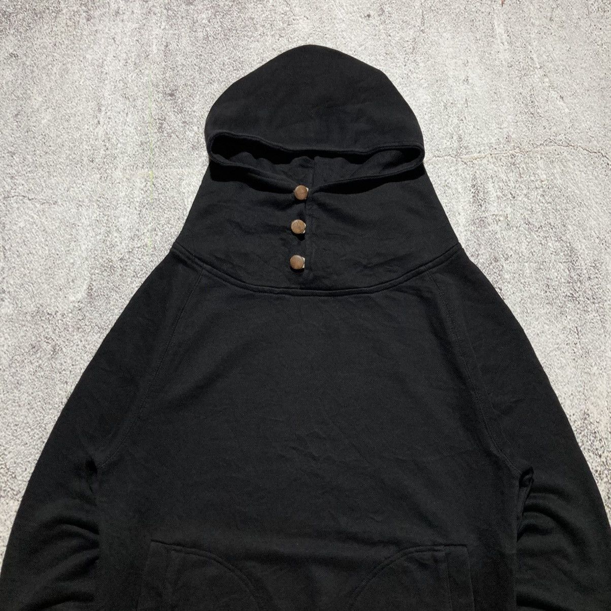 Japanese Brand 2000s Controcte Unique Pullover Hoodie Black Kapital Style Size US M / EU 48-50 / 2 - 2 Thumbnail