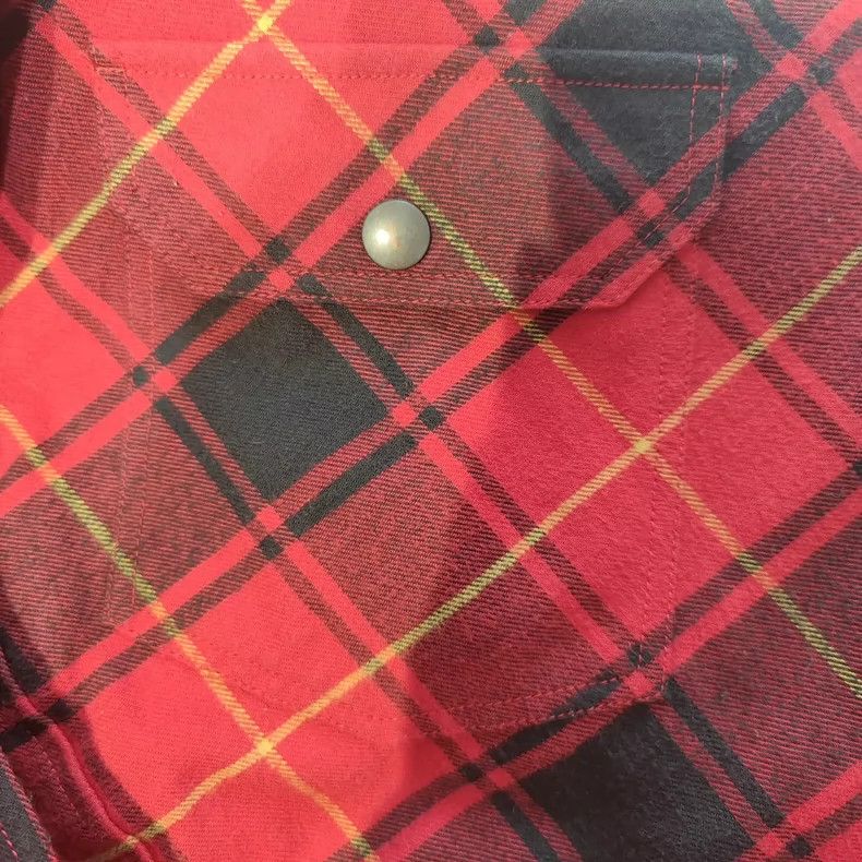 Balenciaga Balenciaga size 36 Black and Red Plaid Cotton Jacket Size S / US 4 / IT 40 - 6 Thumbnail