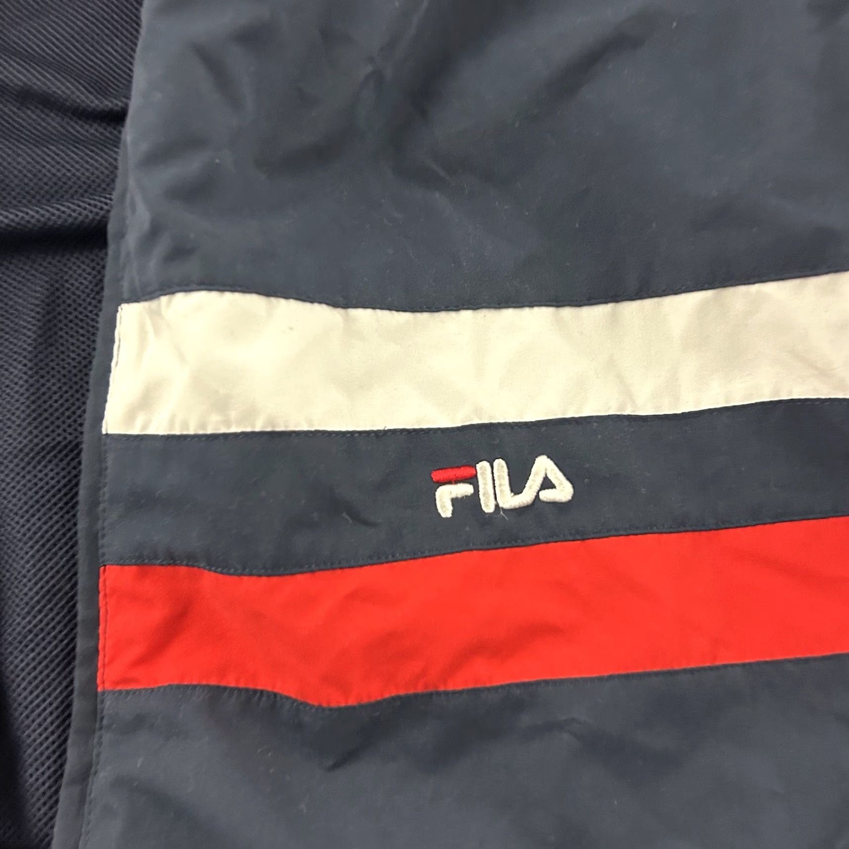 Fila Y2K FILA Full Zip Track Jacket XL Red Men Jacket Size US XL / EU 56 / 4 - 2 Thumbnail