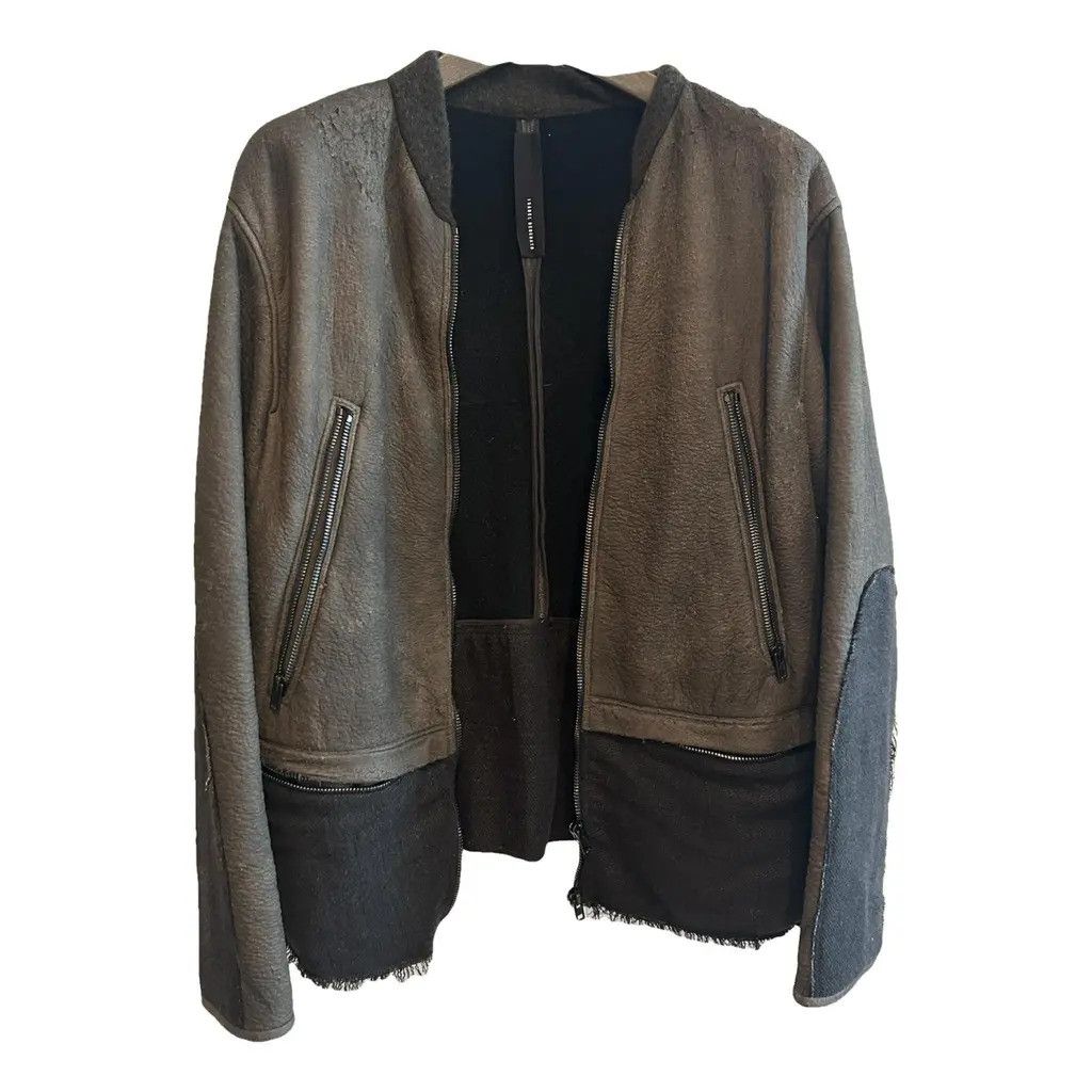 Isabel Benenato Isabel Benenato distressed leather jacket 48 50 52 Size US L / EU 52-54 / 3 - 2 Thumbnail