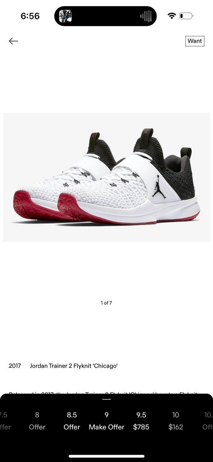 Jordan Brand 2017 JORDAN TRAINER 2 FLYKNIT “Chicago” Size US 9.5 / EU 42-43 - 9 Thumbnail